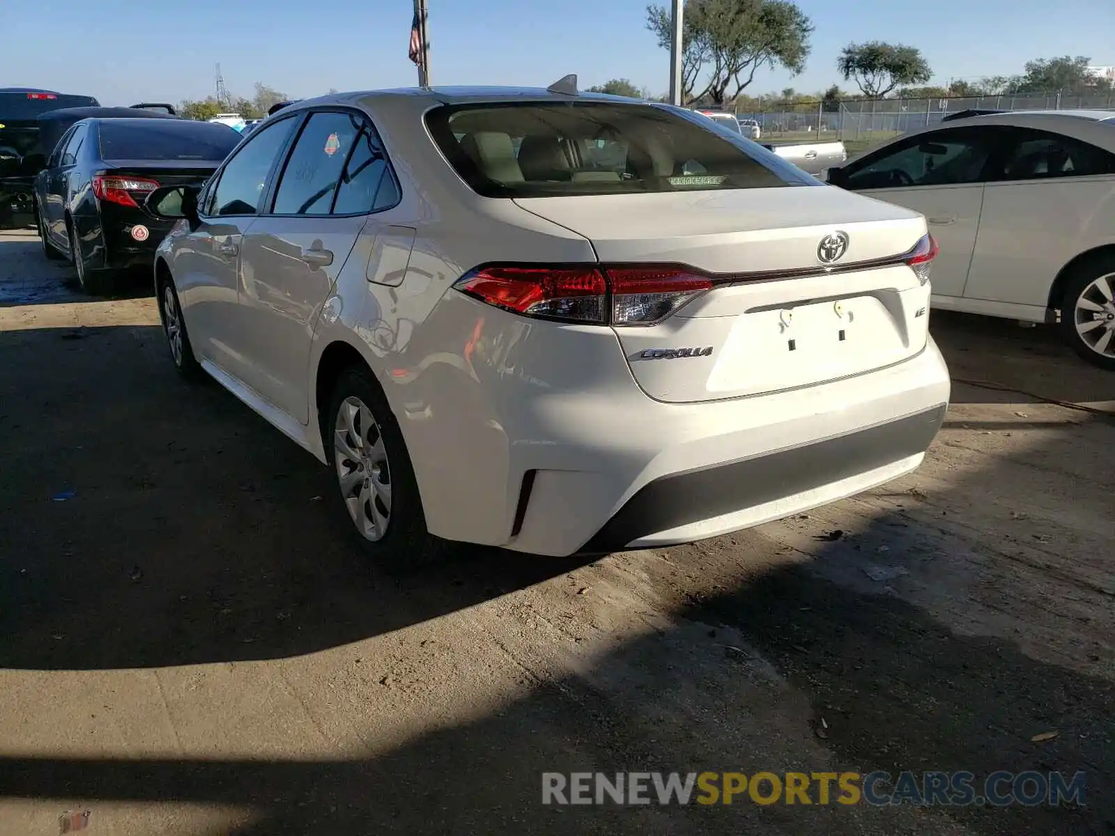 3 Photograph of a damaged car JTDEPMAE2MJ127187 TOYOTA COROLLA 2021