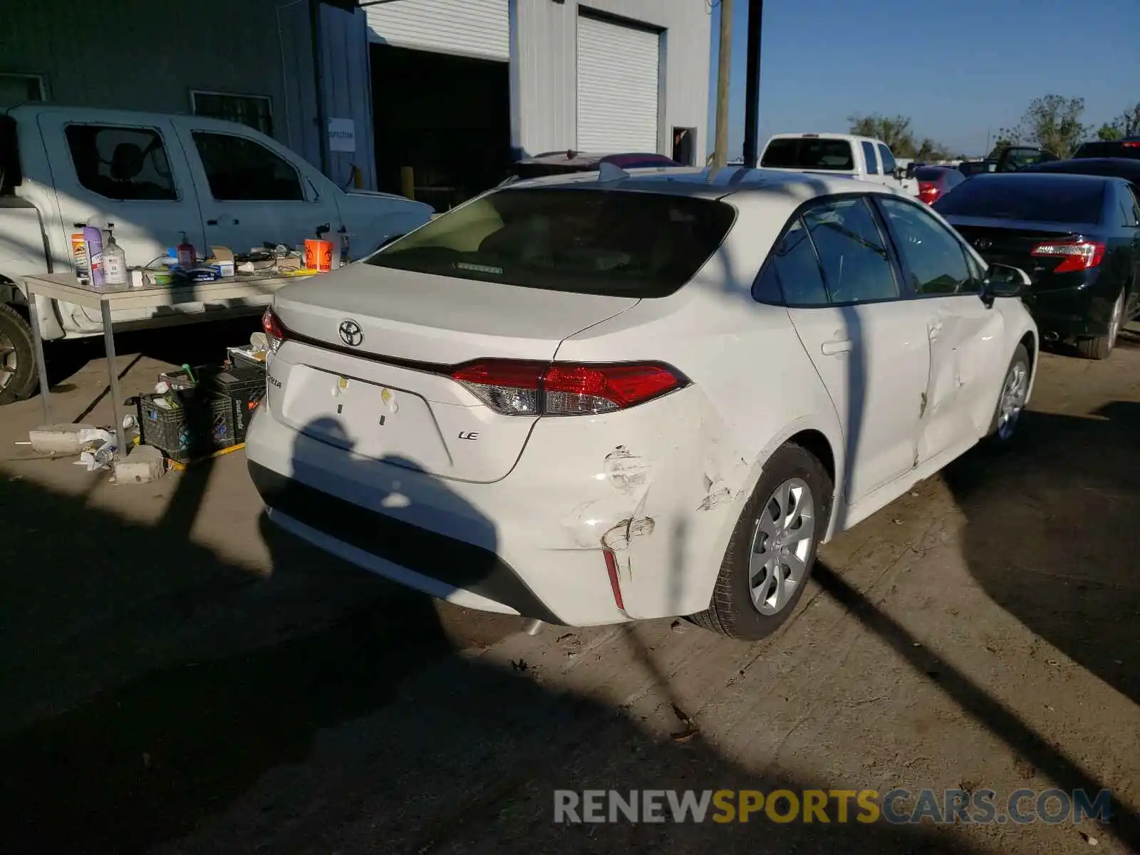 4 Photograph of a damaged car JTDEPMAE2MJ127187 TOYOTA COROLLA 2021