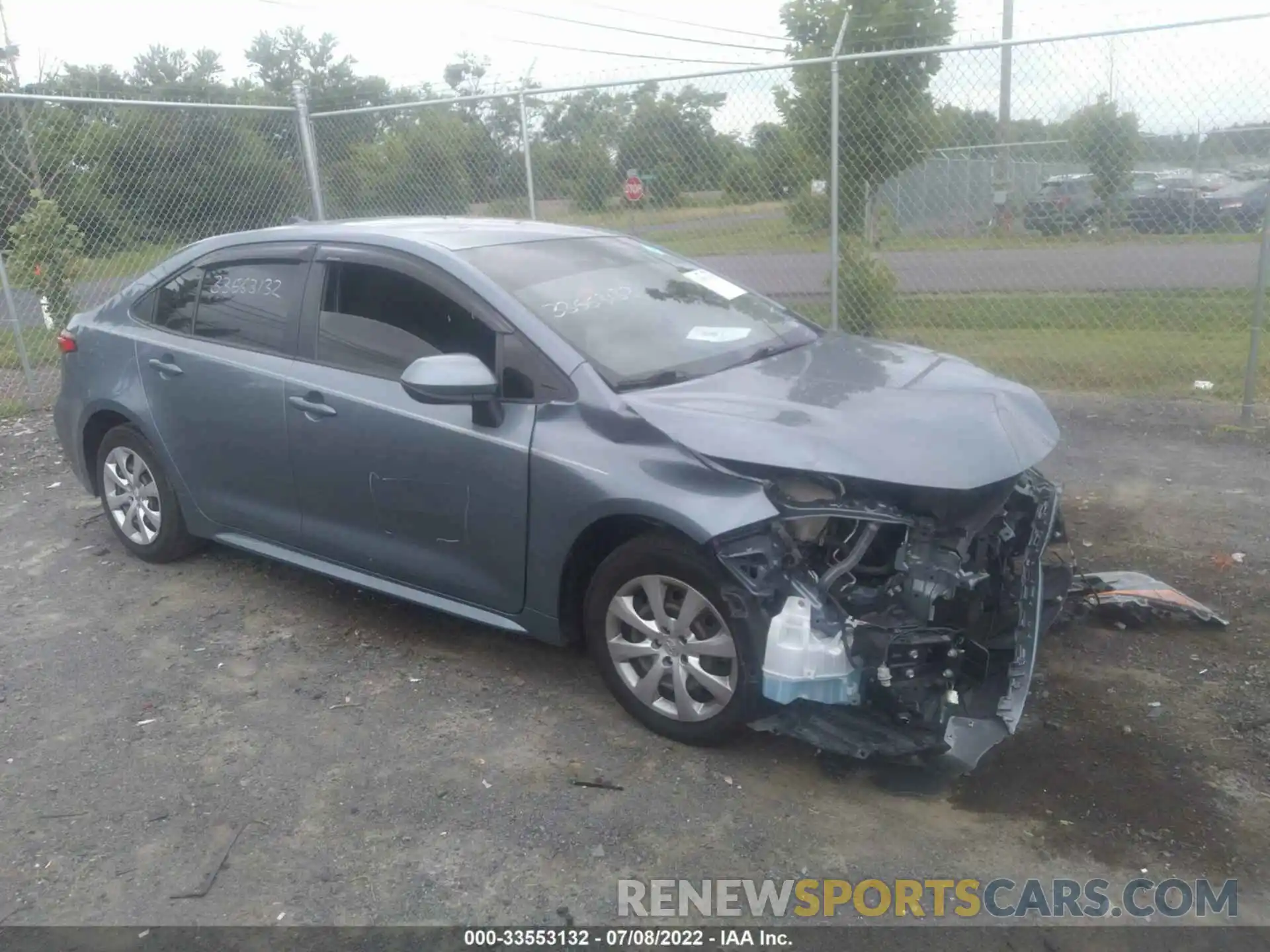 1 Photograph of a damaged car JTDEPMAE2MJ127786 TOYOTA COROLLA 2021