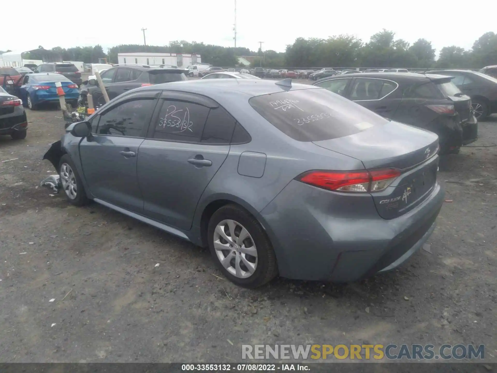 3 Photograph of a damaged car JTDEPMAE2MJ127786 TOYOTA COROLLA 2021