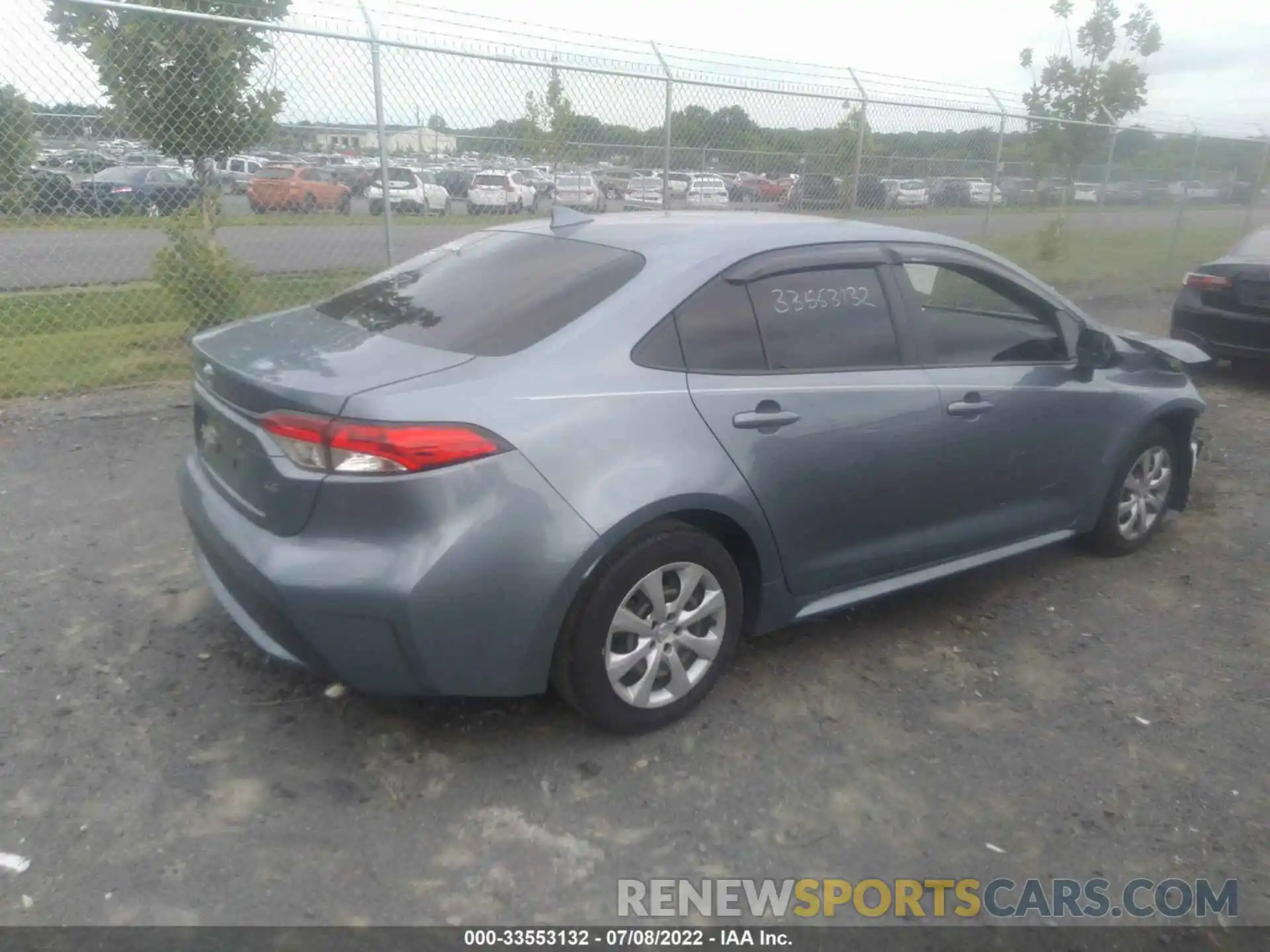 4 Photograph of a damaged car JTDEPMAE2MJ127786 TOYOTA COROLLA 2021