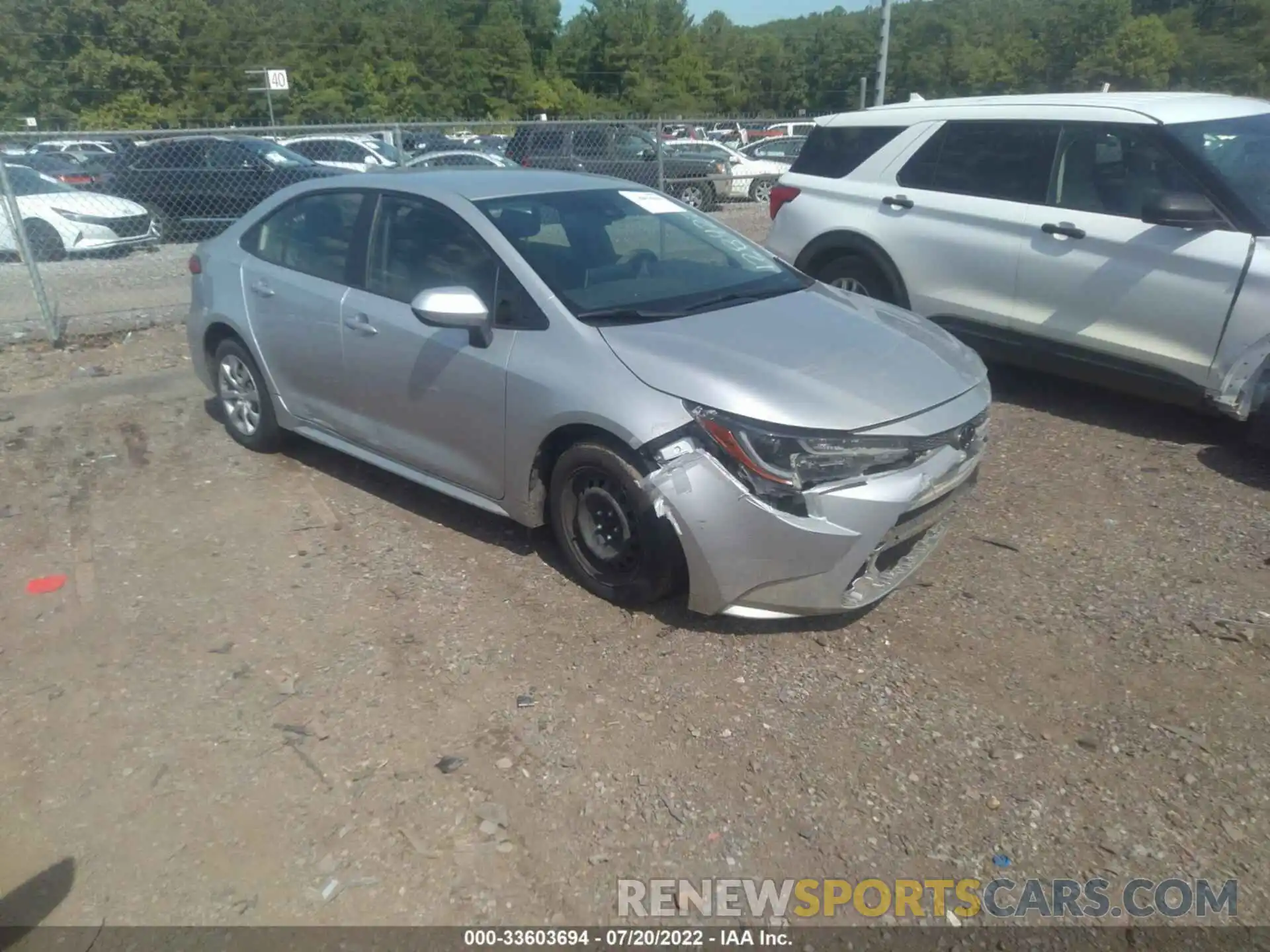 1 Photograph of a damaged car JTDEPMAE2MJ128422 TOYOTA COROLLA 2021