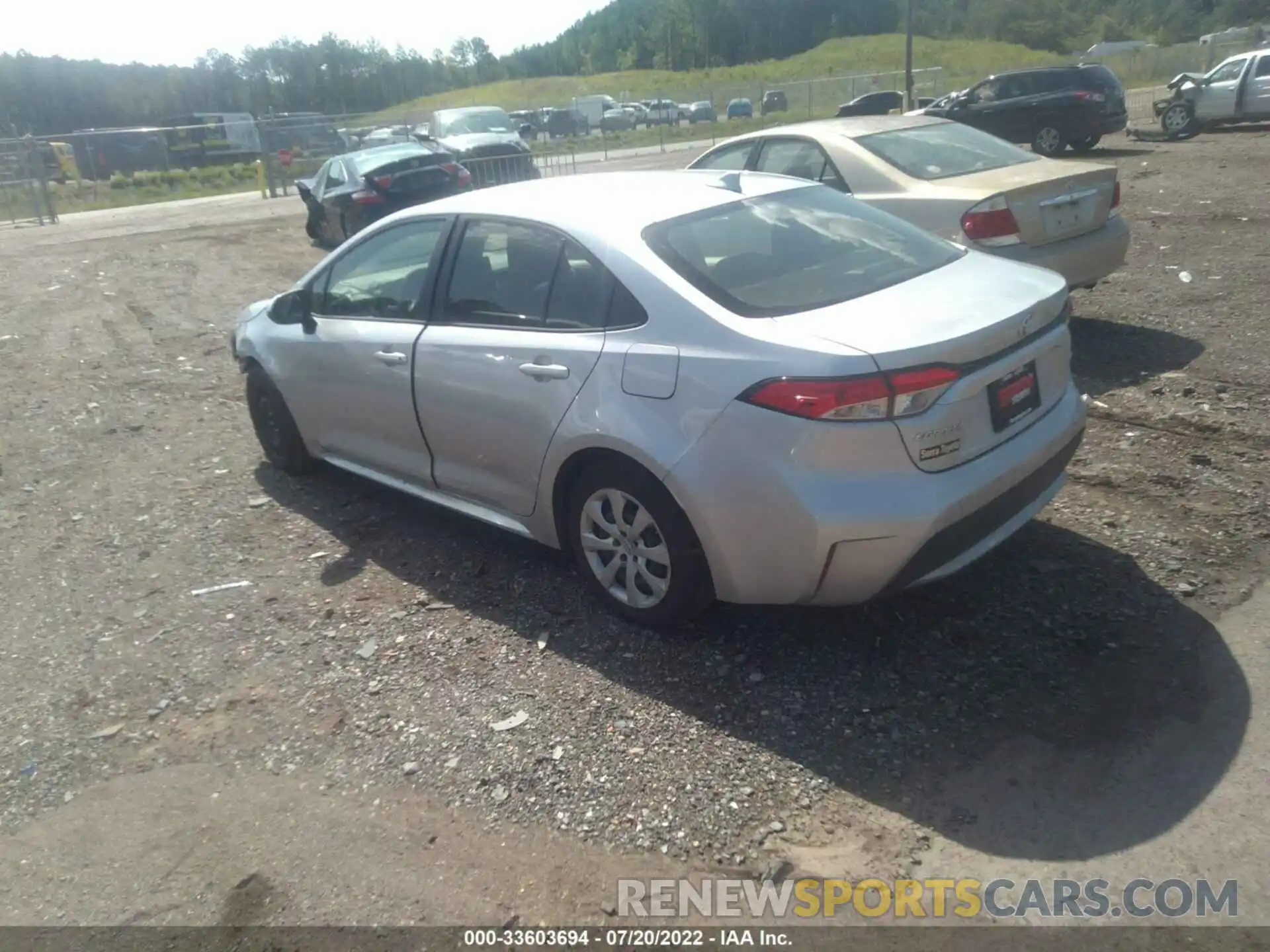 3 Photograph of a damaged car JTDEPMAE2MJ128422 TOYOTA COROLLA 2021