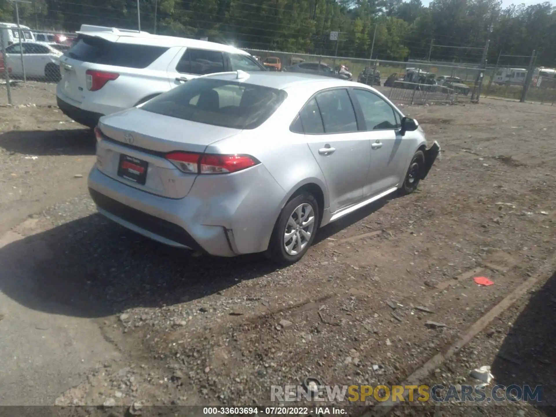 4 Photograph of a damaged car JTDEPMAE2MJ128422 TOYOTA COROLLA 2021