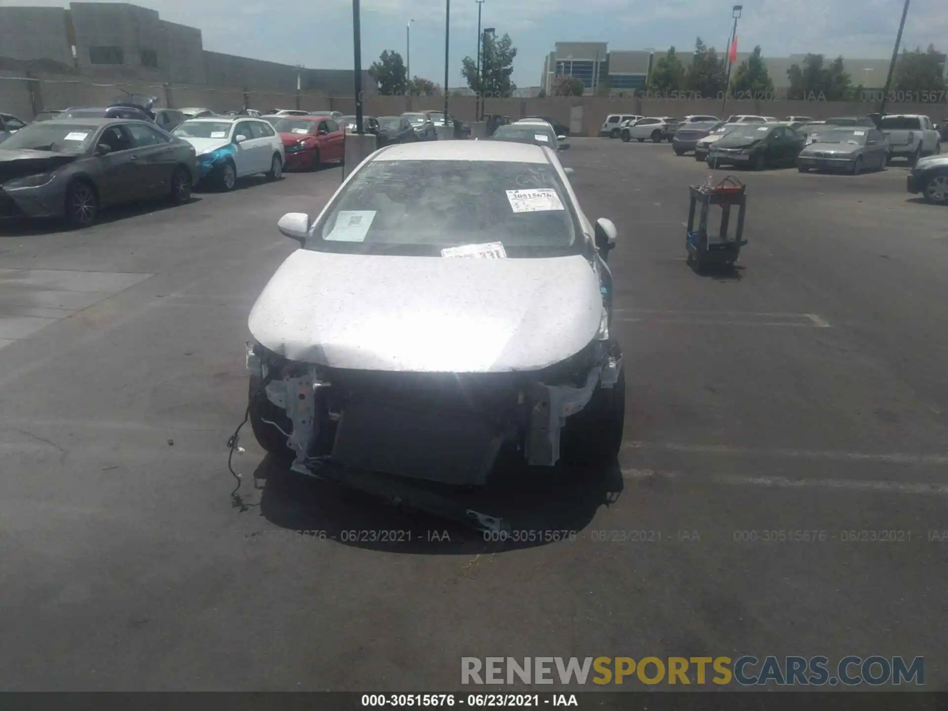 6 Photograph of a damaged car JTDEPMAE2MJ128906 TOYOTA COROLLA 2021