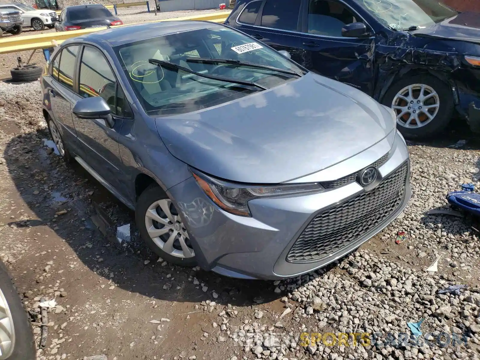 1 Photograph of a damaged car JTDEPMAE2MJ129909 TOYOTA COROLLA 2021