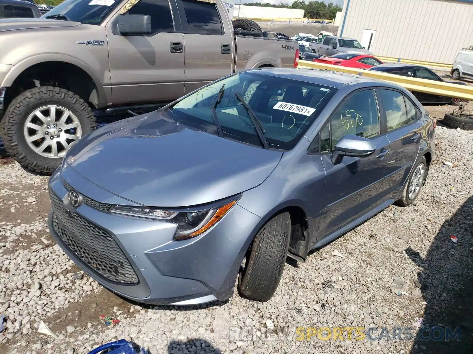 2 Photograph of a damaged car JTDEPMAE2MJ129909 TOYOTA COROLLA 2021