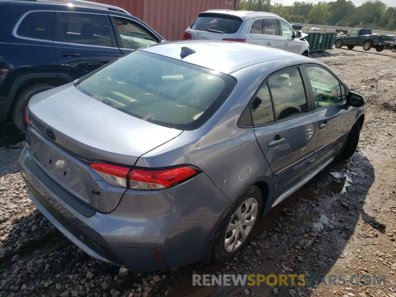 4 Photograph of a damaged car JTDEPMAE2MJ129909 TOYOTA COROLLA 2021