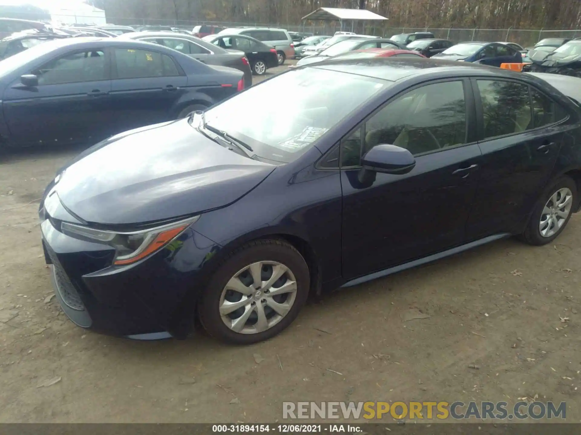 2 Photograph of a damaged car JTDEPMAE2MJ130350 TOYOTA COROLLA 2021