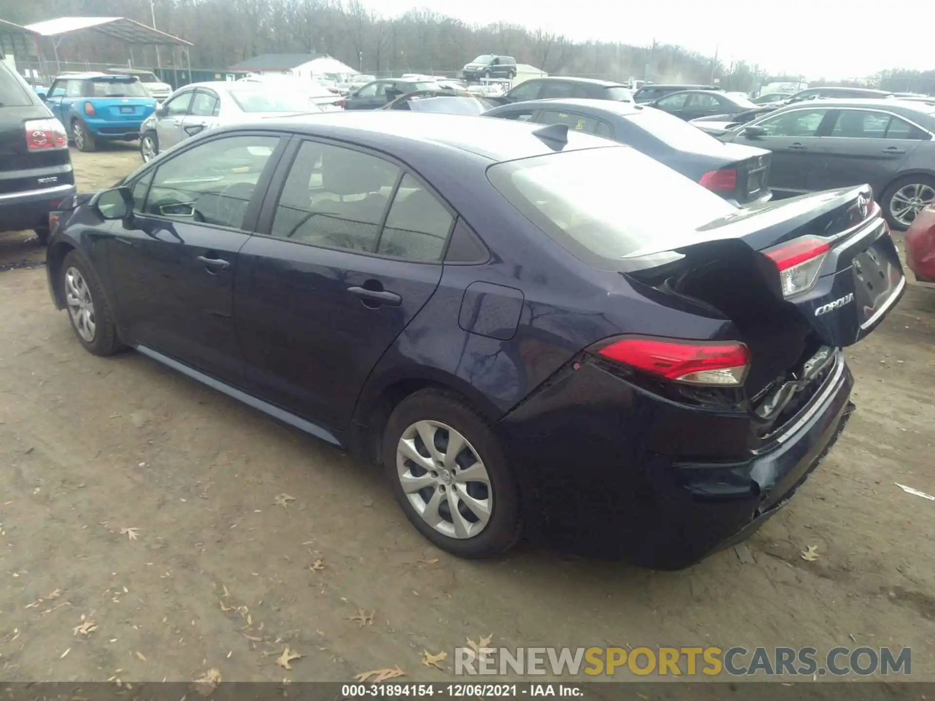 3 Photograph of a damaged car JTDEPMAE2MJ130350 TOYOTA COROLLA 2021