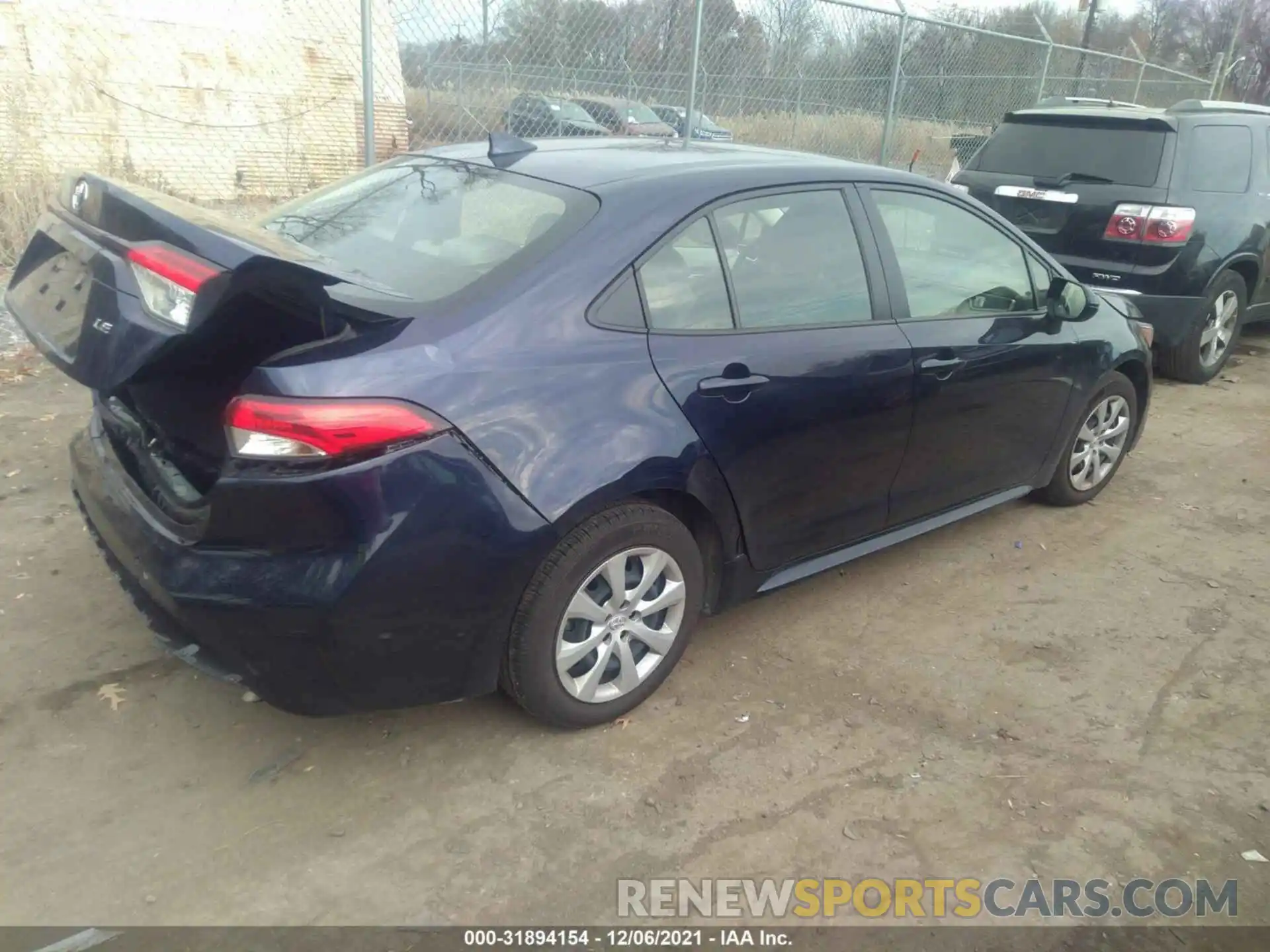 4 Photograph of a damaged car JTDEPMAE2MJ130350 TOYOTA COROLLA 2021