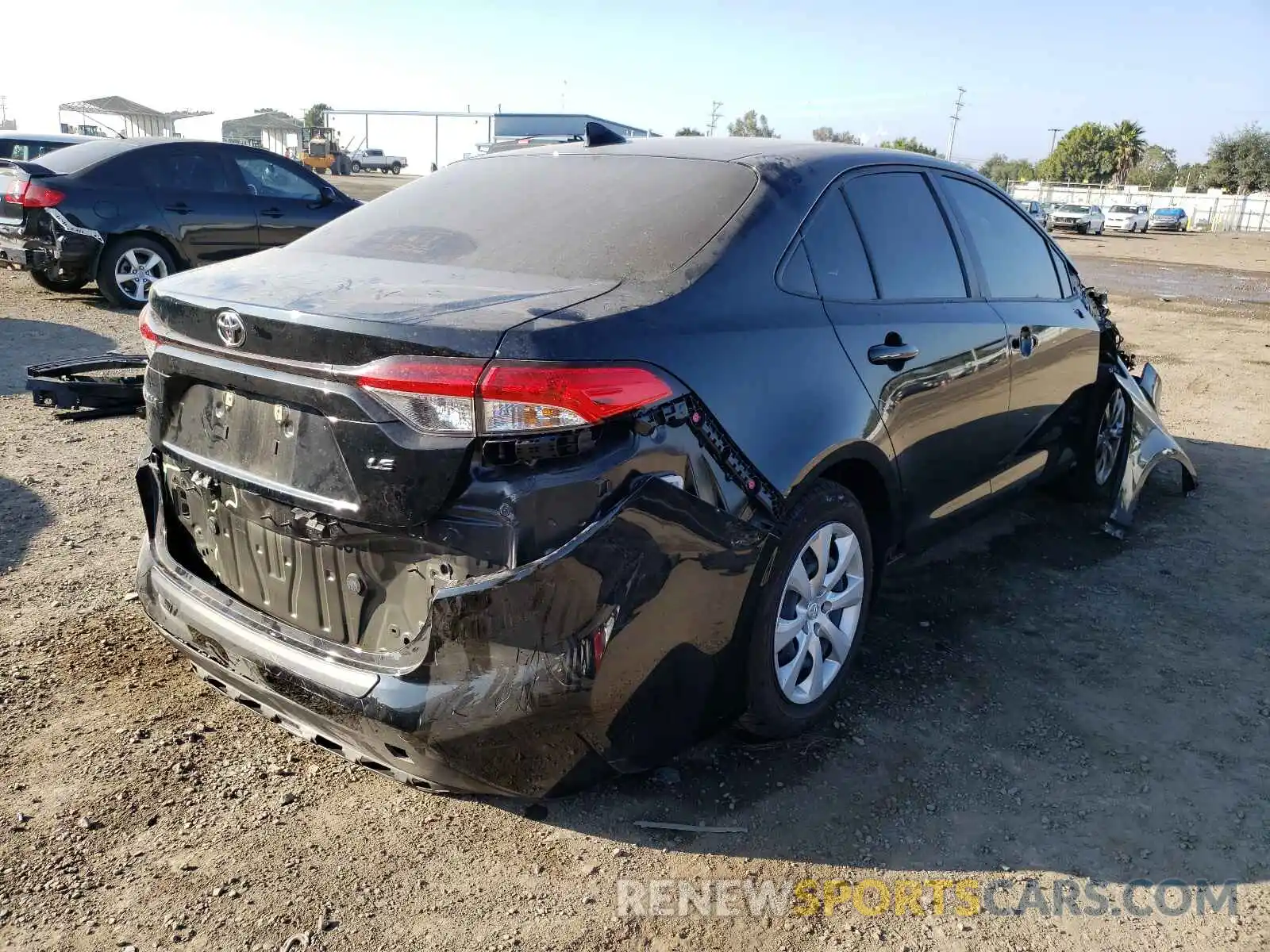 4 Photograph of a damaged car JTDEPMAE2MJ130624 TOYOTA COROLLA 2021