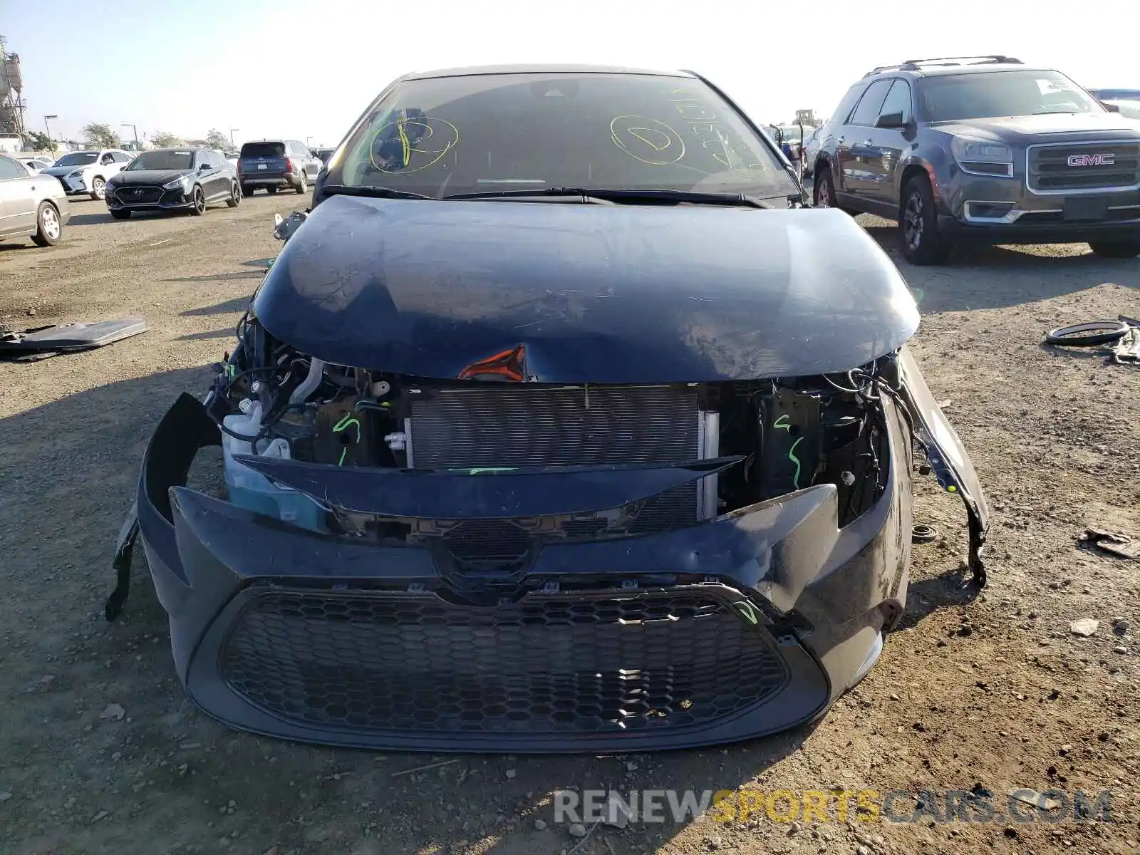 9 Photograph of a damaged car JTDEPMAE2MJ130624 TOYOTA COROLLA 2021