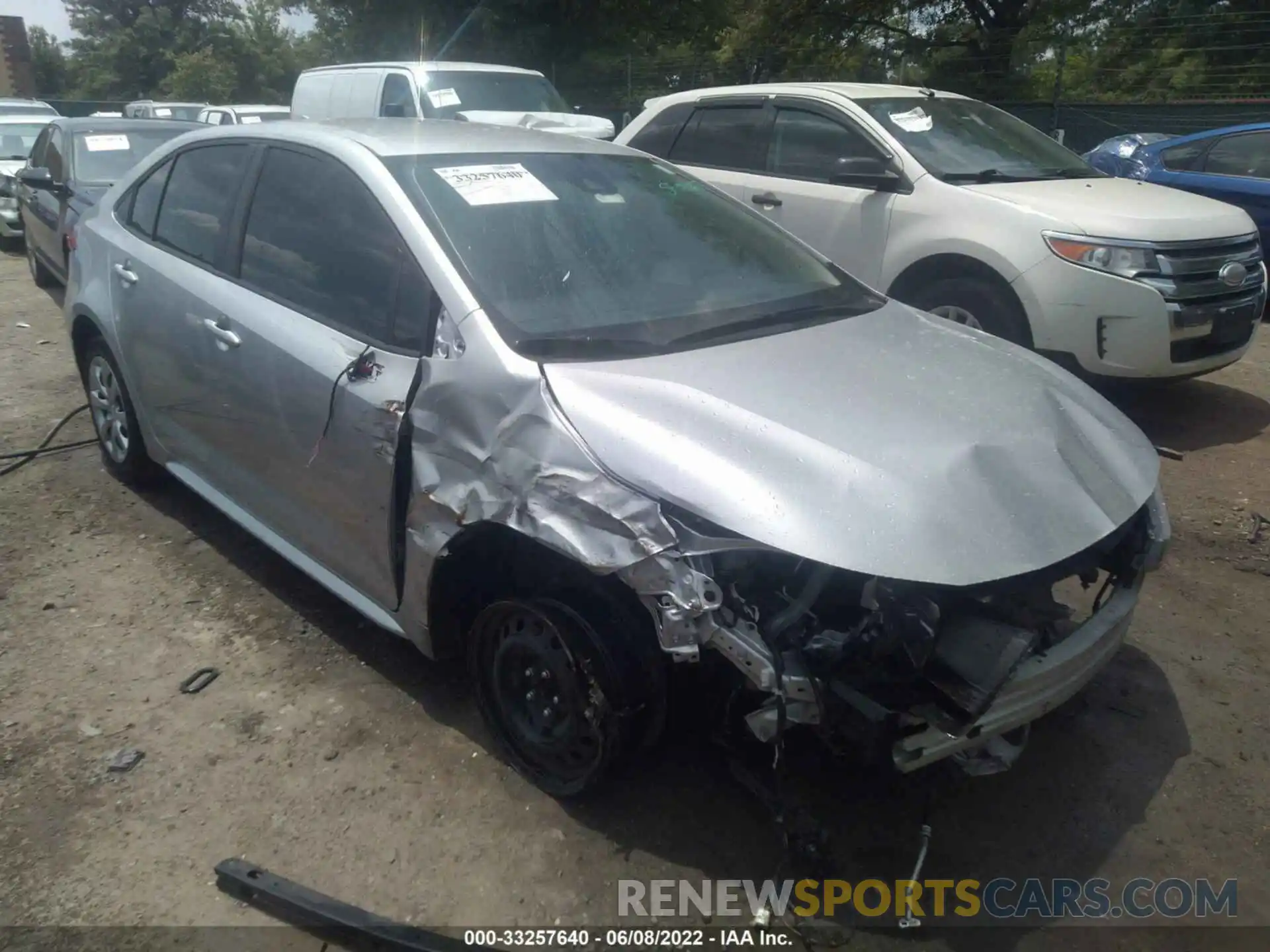 1 Photograph of a damaged car JTDEPMAE2MJ131014 TOYOTA COROLLA 2021