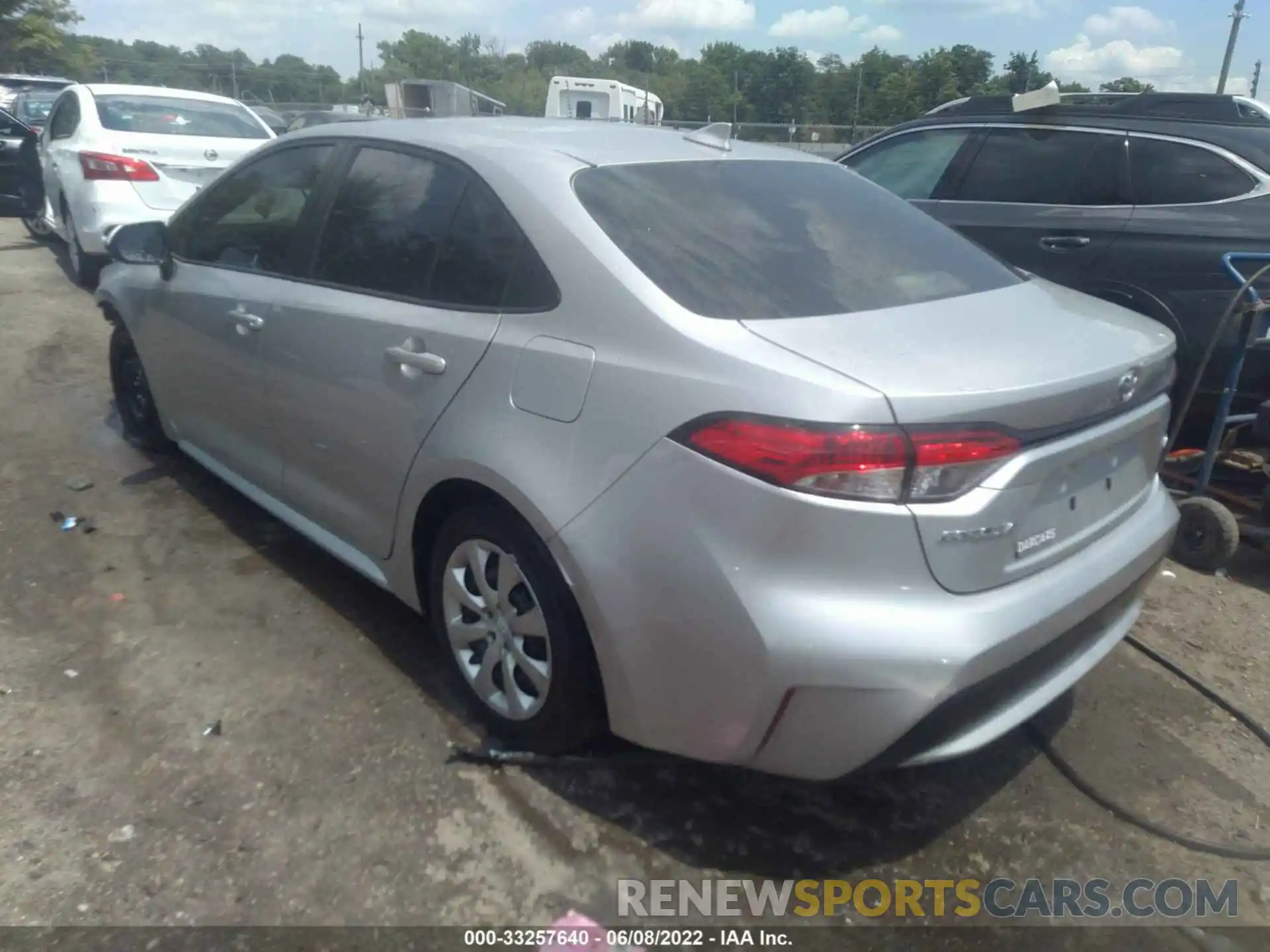 3 Photograph of a damaged car JTDEPMAE2MJ131014 TOYOTA COROLLA 2021