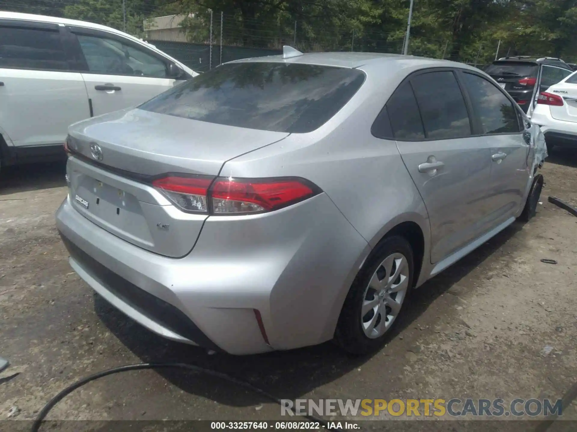 4 Photograph of a damaged car JTDEPMAE2MJ131014 TOYOTA COROLLA 2021