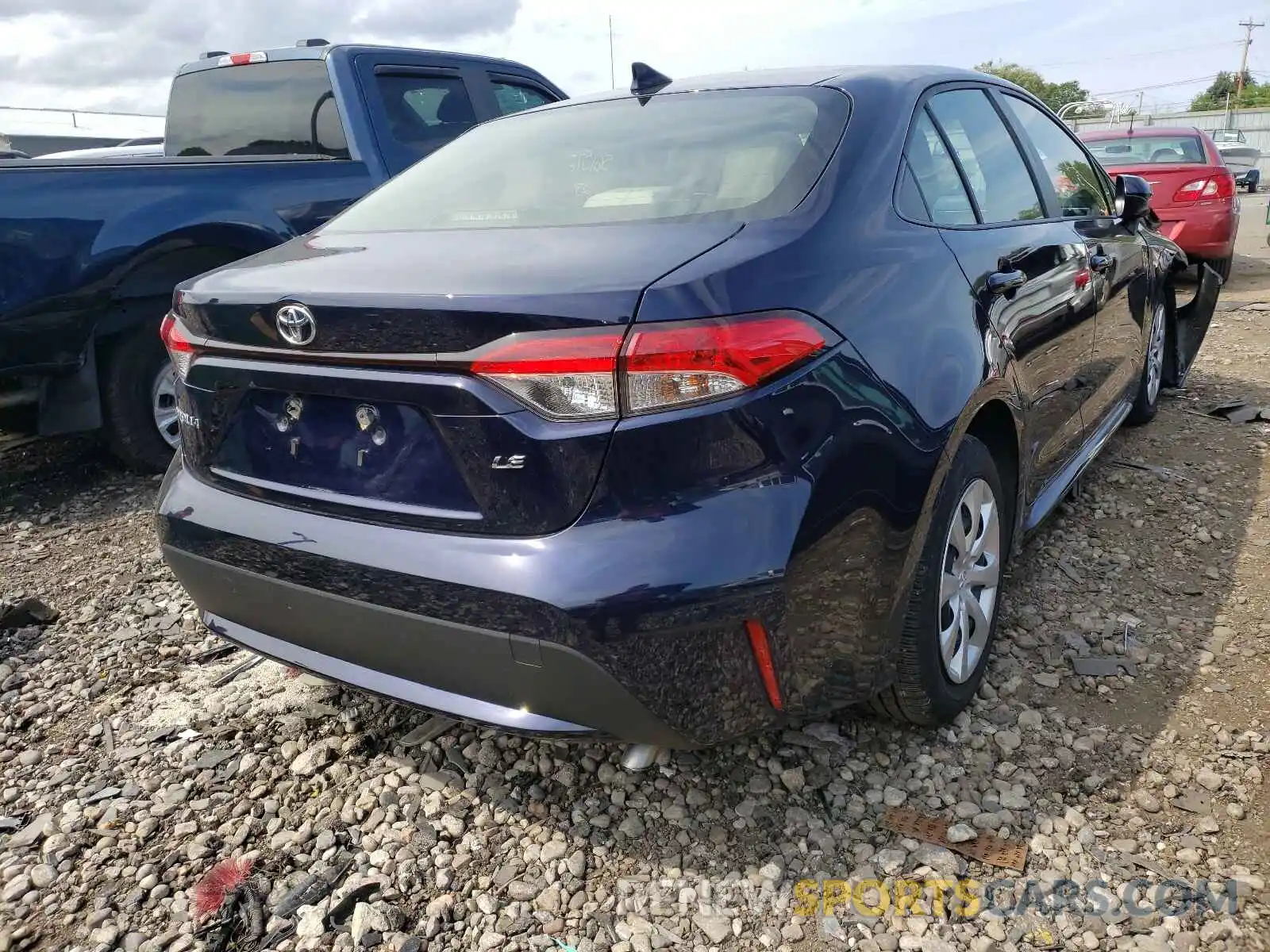 4 Photograph of a damaged car JTDEPMAE2MJ131482 TOYOTA COROLLA 2021