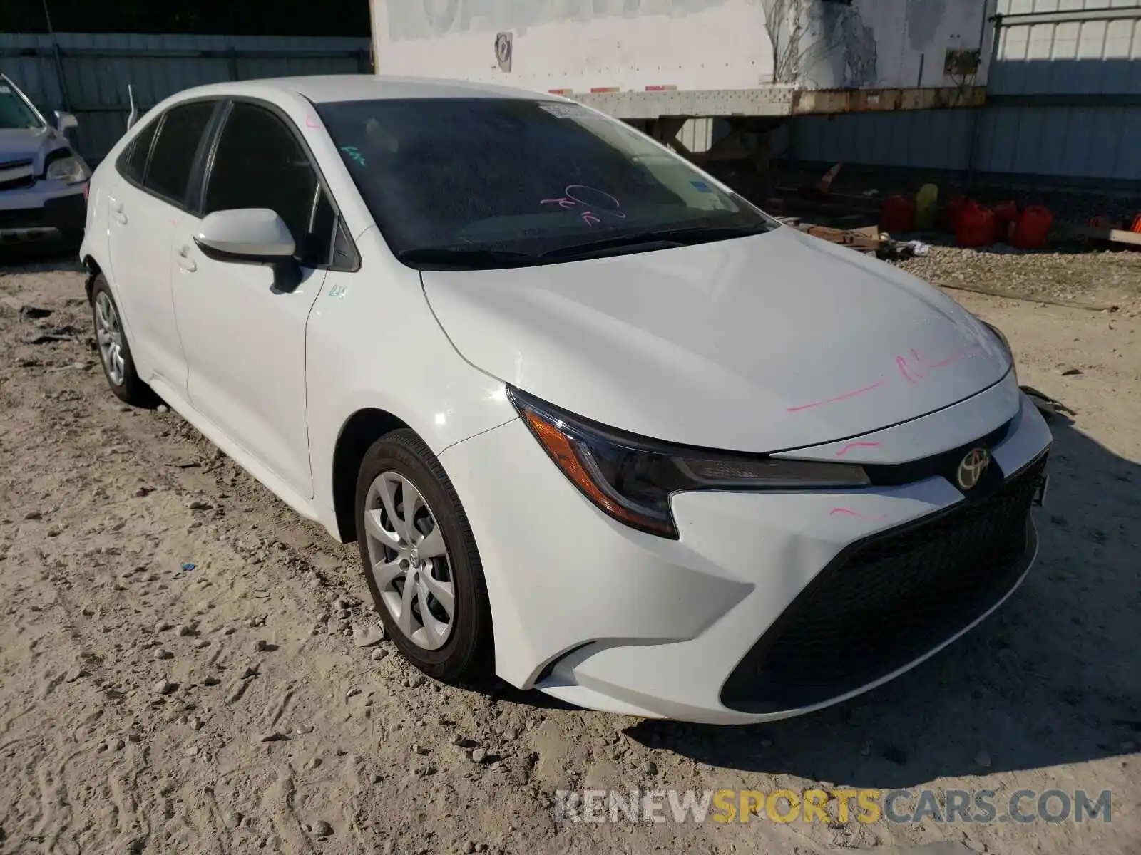 1 Photograph of a damaged car JTDEPMAE2MJ131806 TOYOTA COROLLA 2021