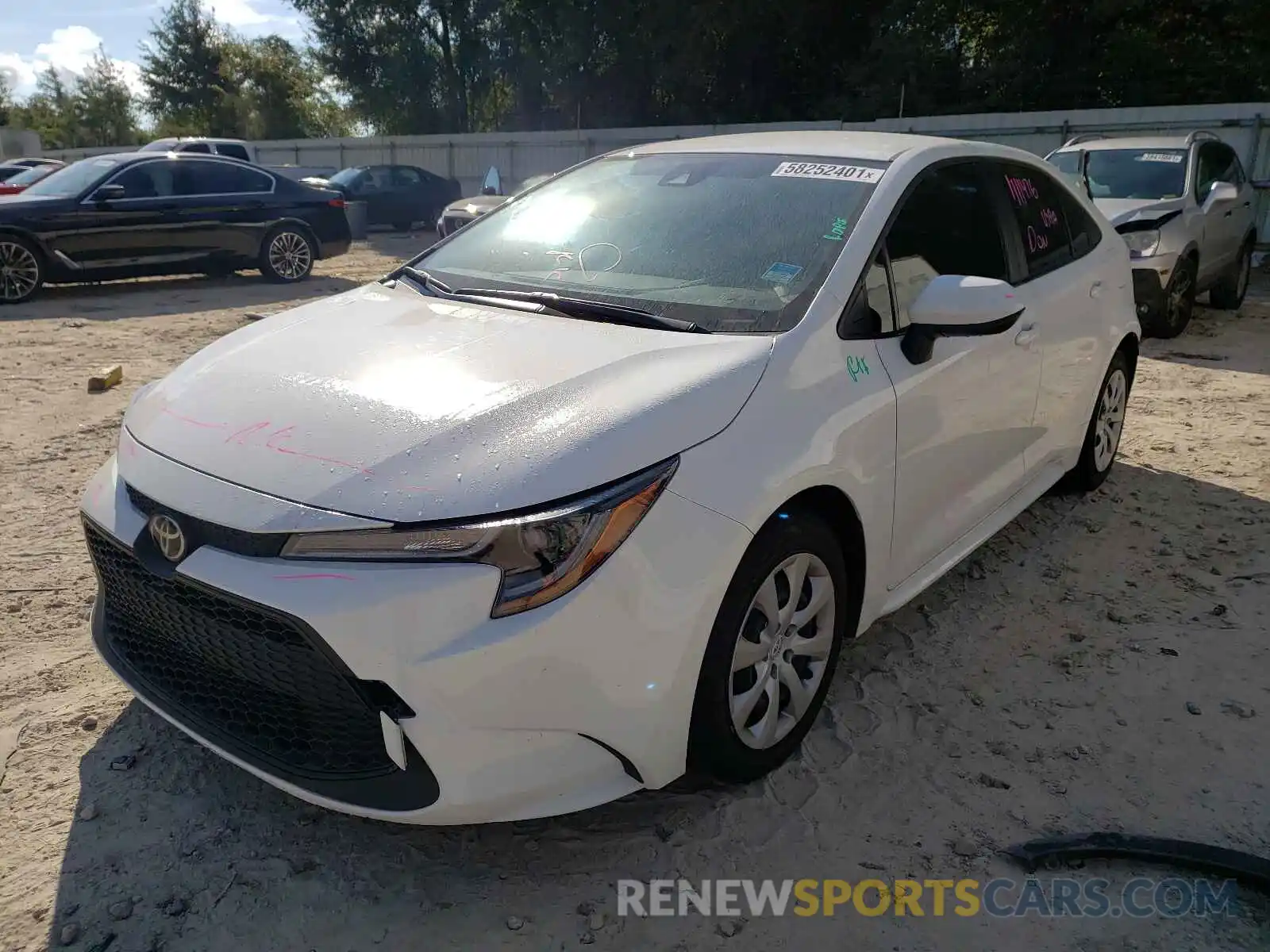 2 Photograph of a damaged car JTDEPMAE2MJ131806 TOYOTA COROLLA 2021