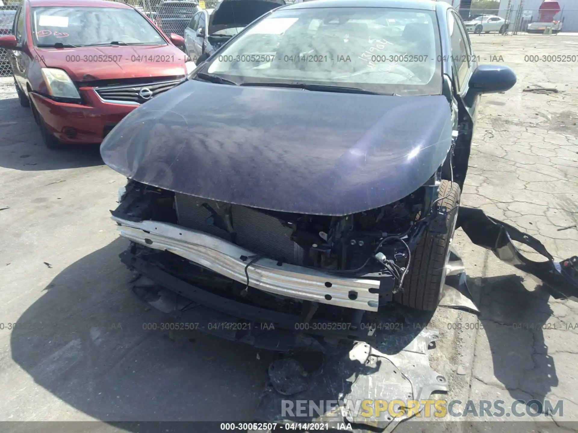 6 Photograph of a damaged car JTDEPMAE2MJ131904 TOYOTA COROLLA 2021