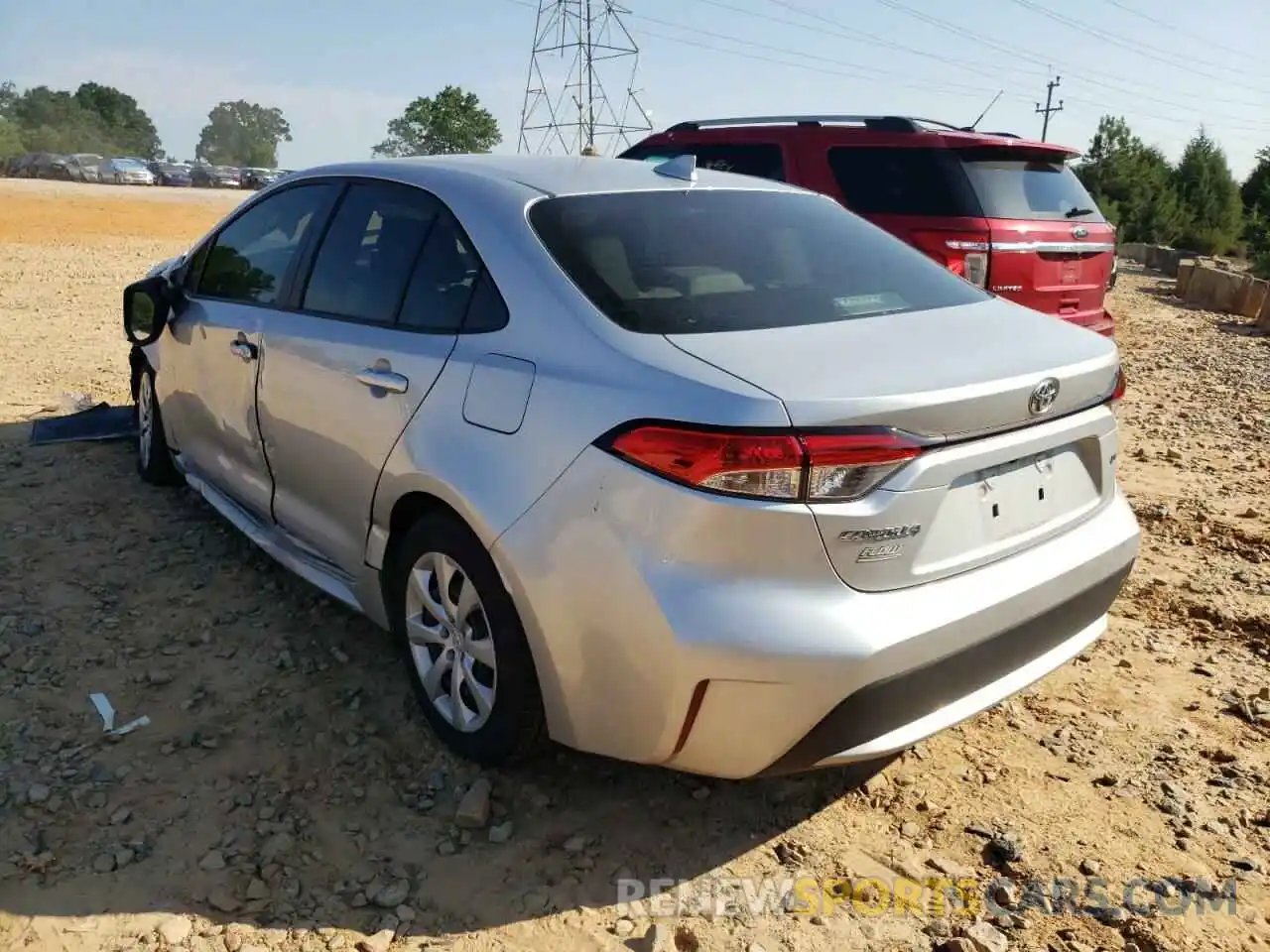 3 Photograph of a damaged car JTDEPMAE2MJ132146 TOYOTA COROLLA 2021