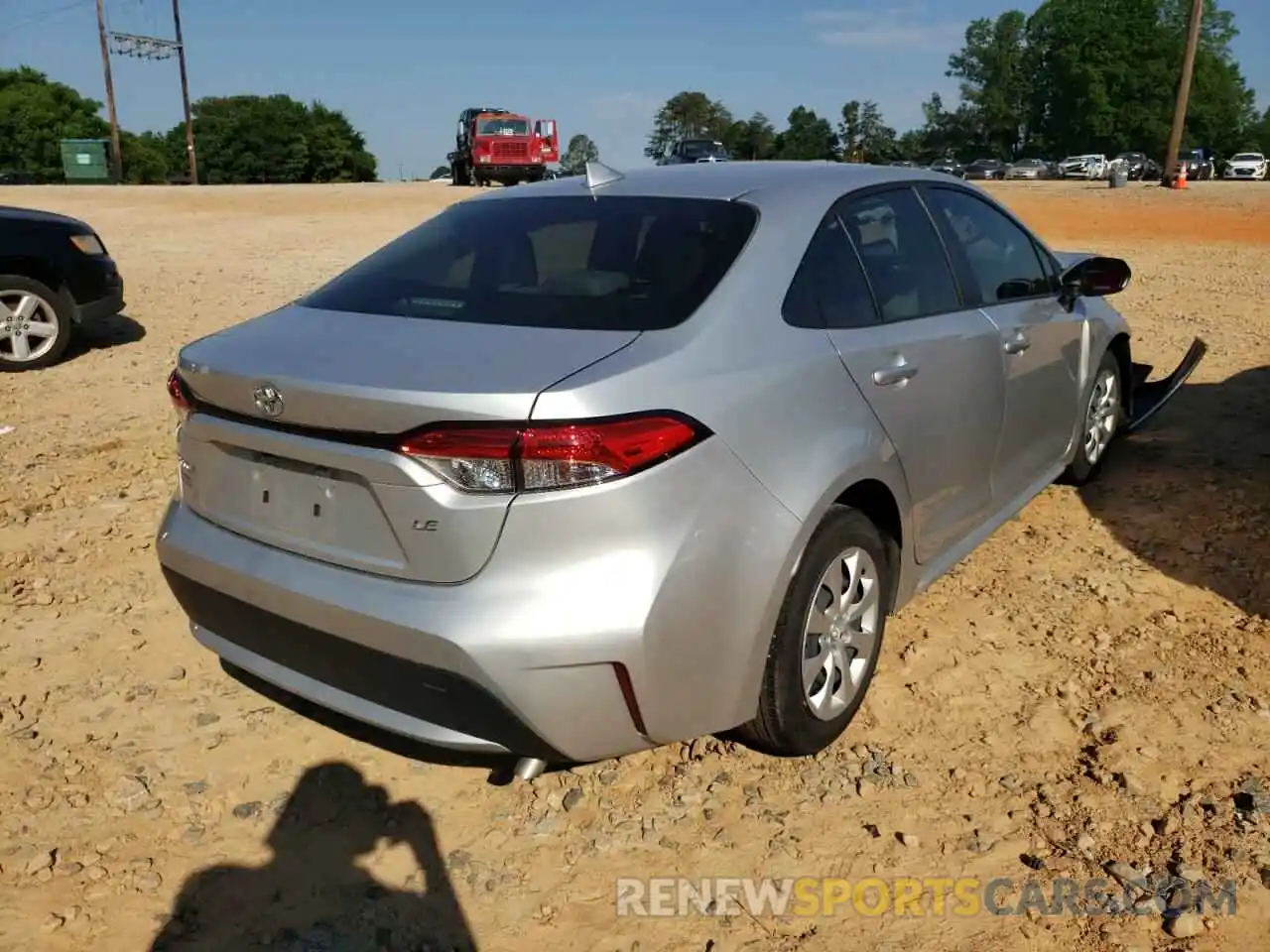 4 Photograph of a damaged car JTDEPMAE2MJ132146 TOYOTA COROLLA 2021