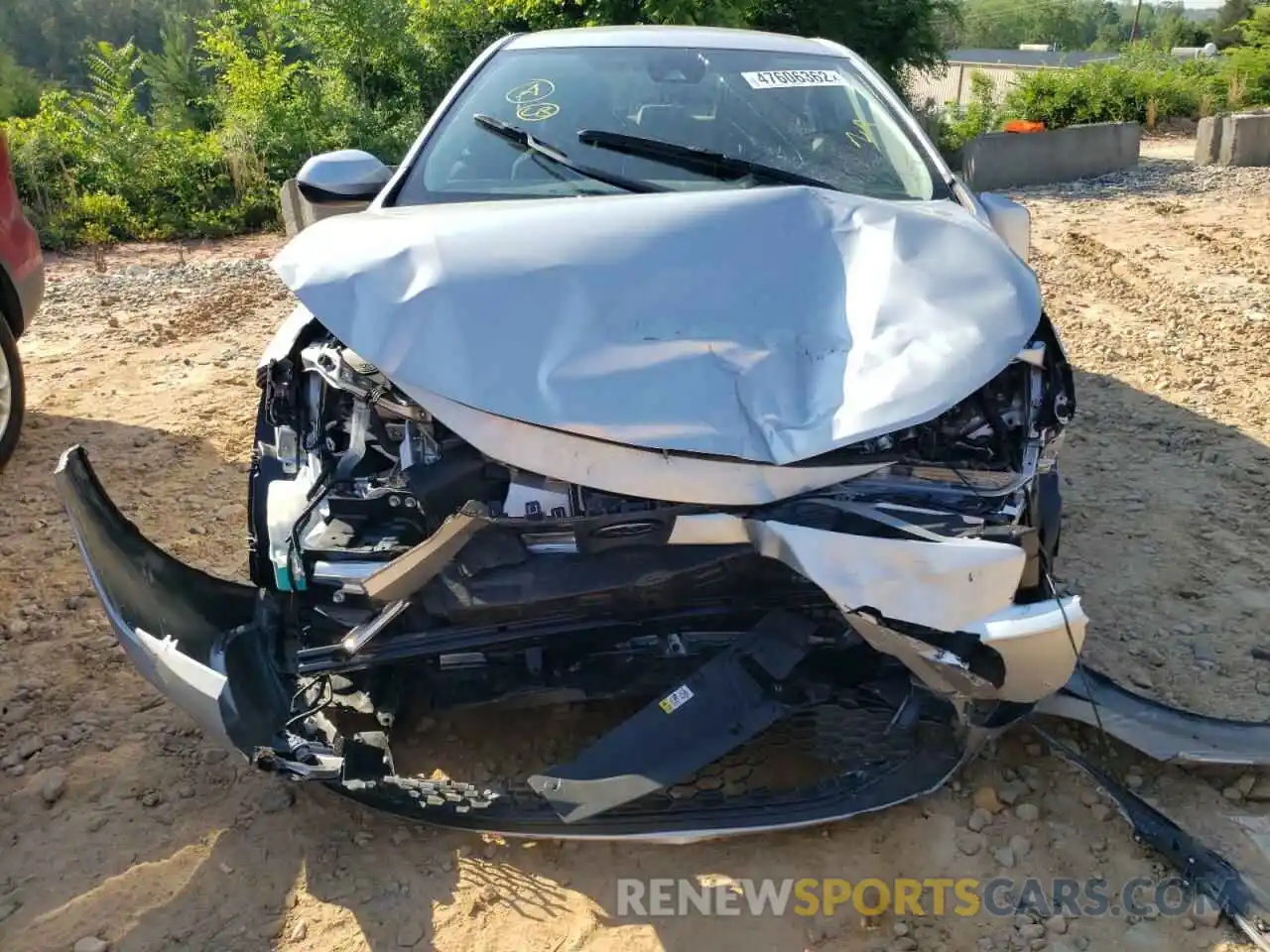 9 Photograph of a damaged car JTDEPMAE2MJ132146 TOYOTA COROLLA 2021