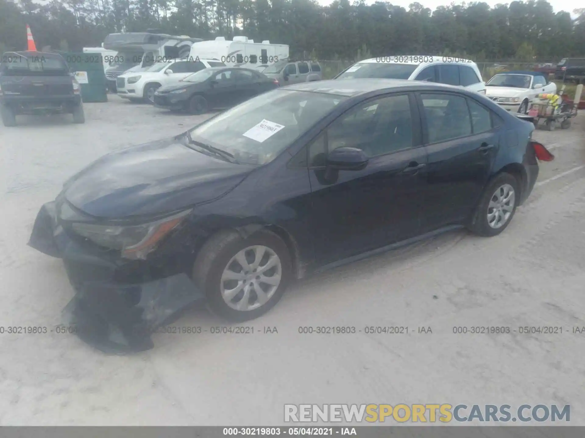 2 Photograph of a damaged car JTDEPMAE2MJ133085 TOYOTA COROLLA 2021