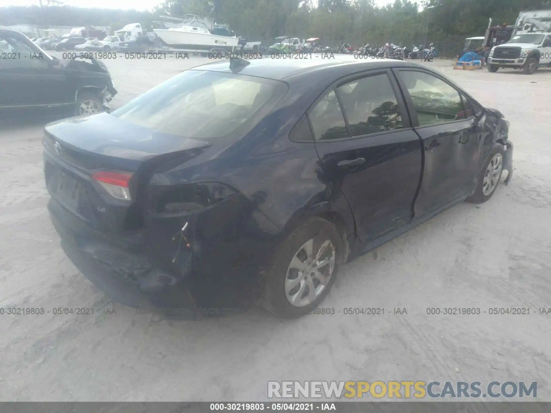 4 Photograph of a damaged car JTDEPMAE2MJ133085 TOYOTA COROLLA 2021