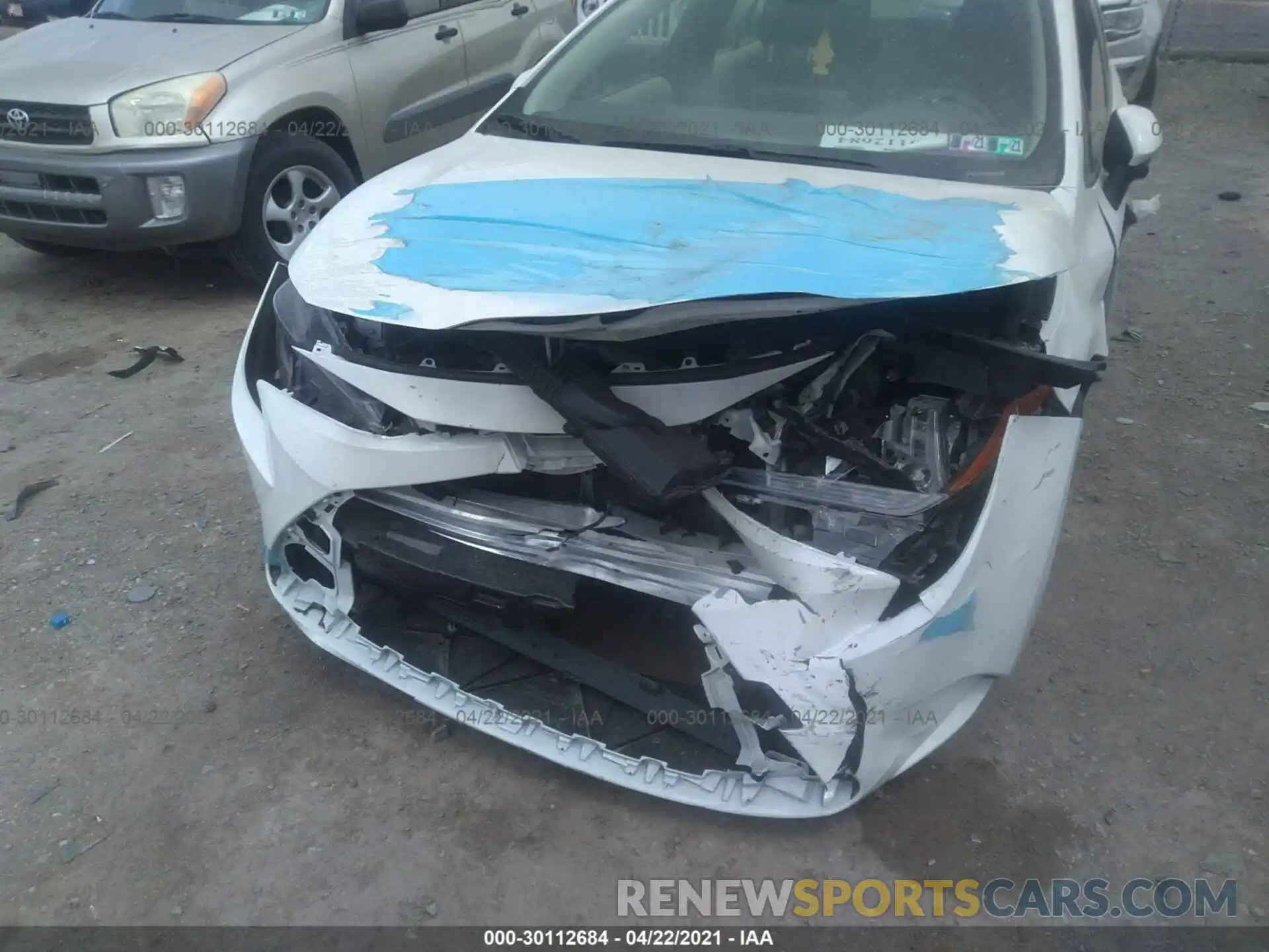 6 Photograph of a damaged car JTDEPMAE2MJ133586 TOYOTA COROLLA 2021