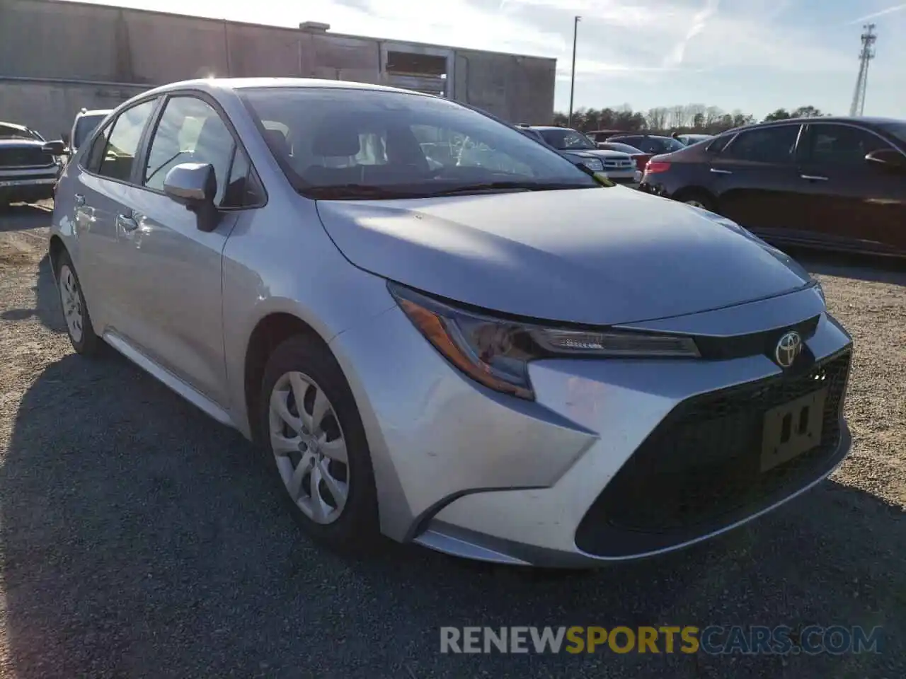 1 Photograph of a damaged car JTDEPMAE2MJ133748 TOYOTA COROLLA 2021