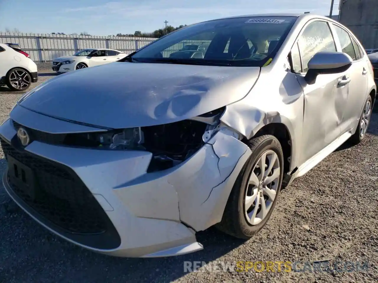 9 Photograph of a damaged car JTDEPMAE2MJ133748 TOYOTA COROLLA 2021