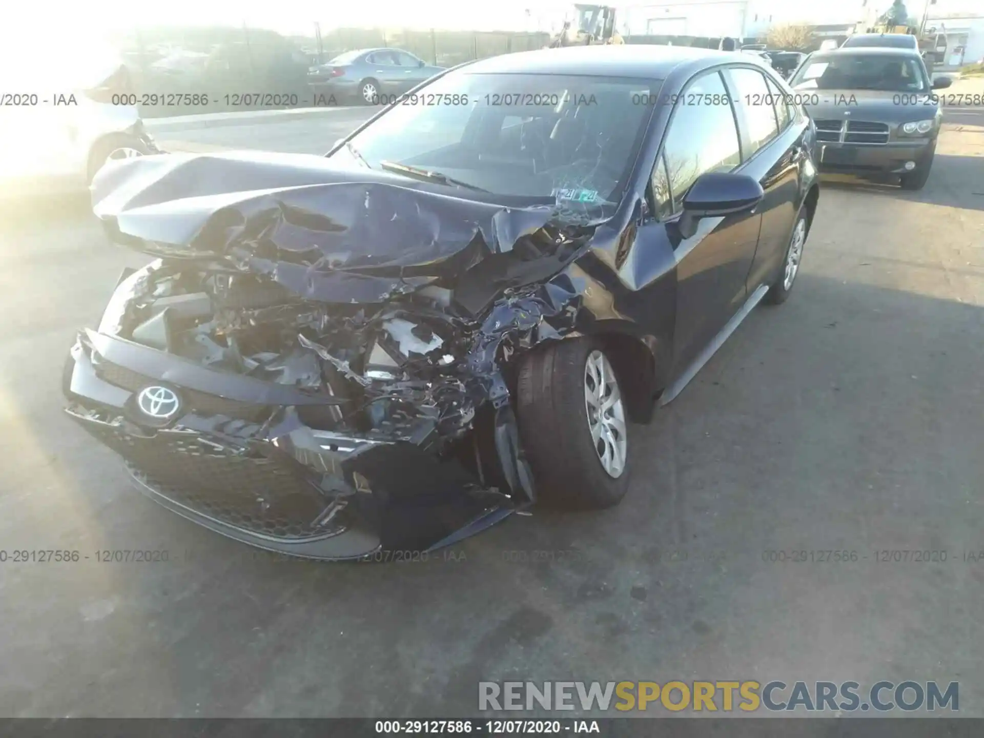 2 Photograph of a damaged car JTDEPMAE2MJ134365 TOYOTA COROLLA 2021