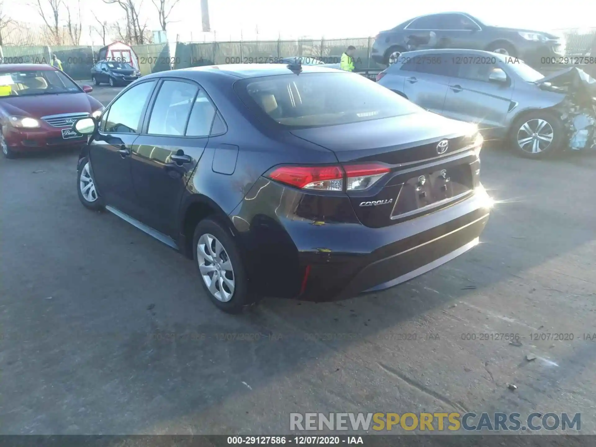 3 Photograph of a damaged car JTDEPMAE2MJ134365 TOYOTA COROLLA 2021