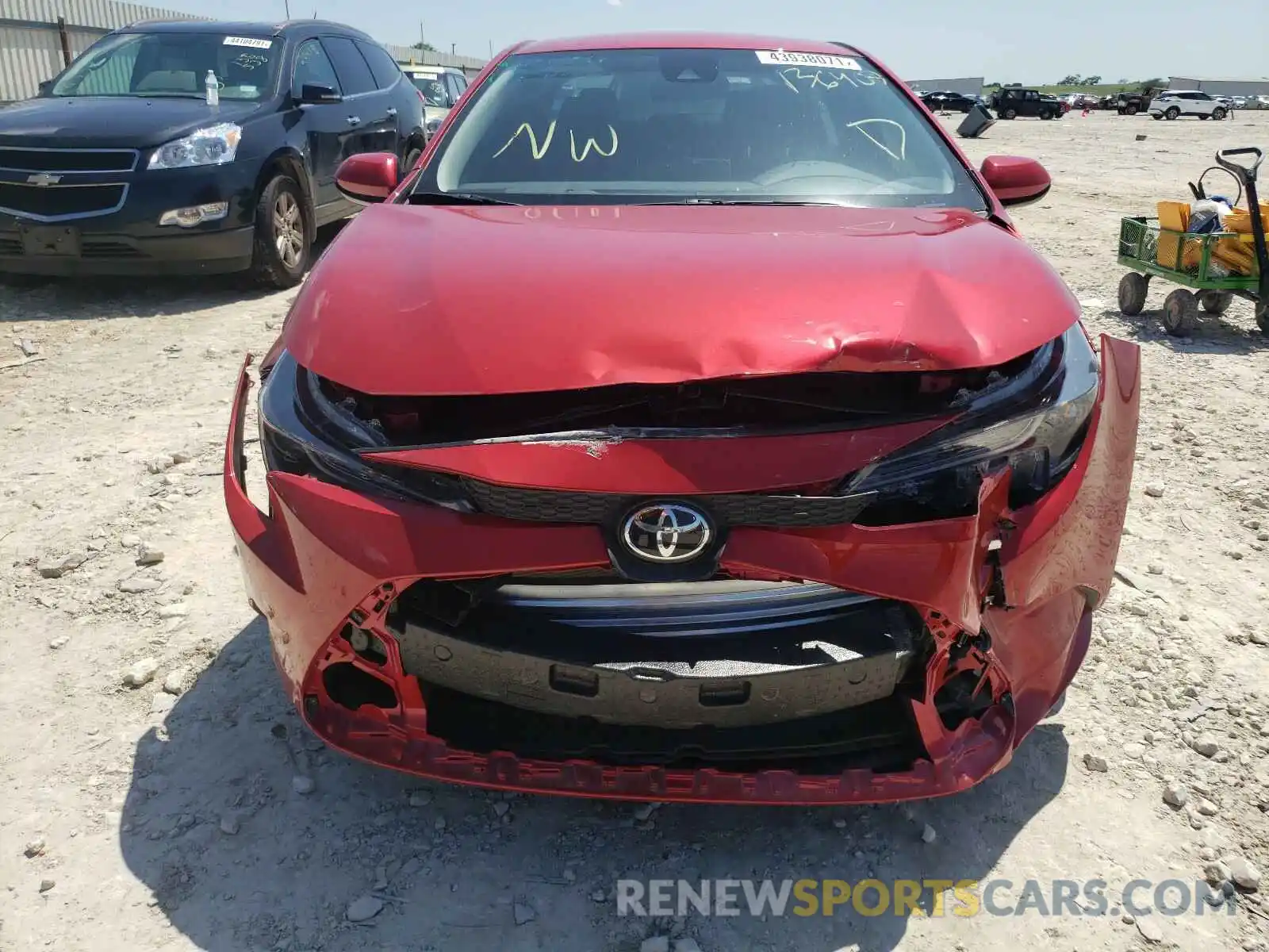 9 Photograph of a damaged car JTDEPMAE2MJ136407 TOYOTA COROLLA 2021