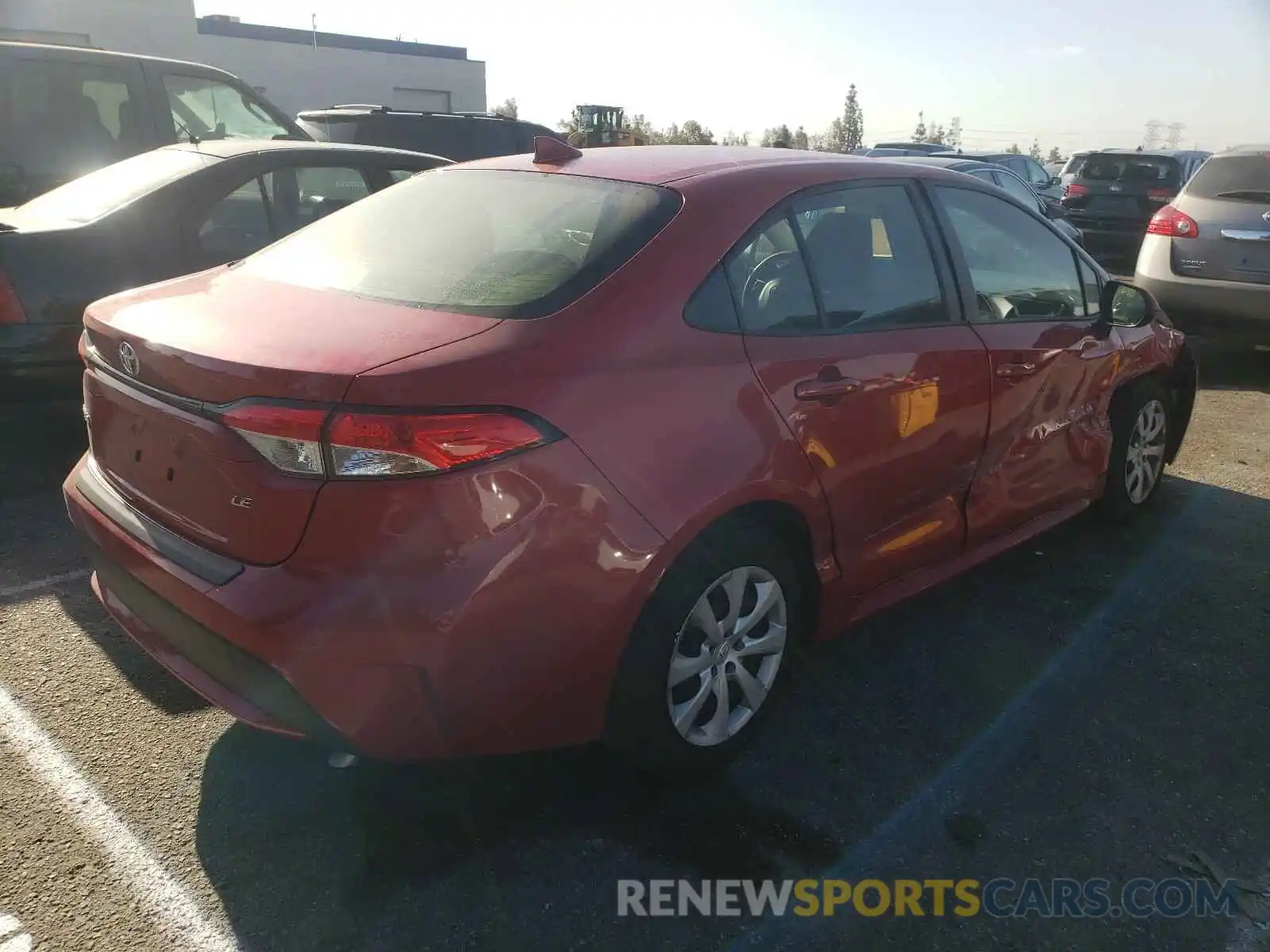 4 Photograph of a damaged car JTDEPMAE2MJ136648 TOYOTA COROLLA 2021