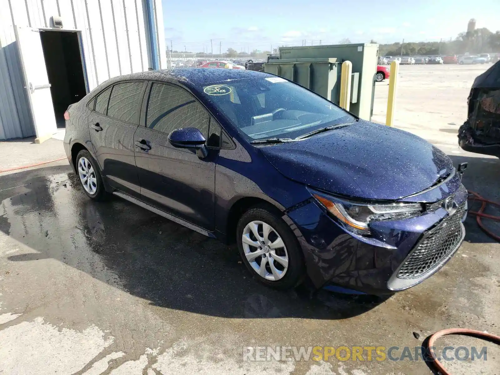 1 Photograph of a damaged car JTDEPMAE2MJ137427 TOYOTA COROLLA 2021