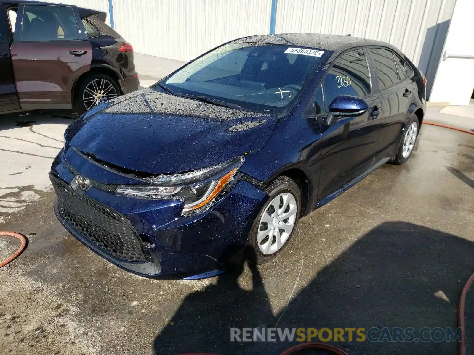 2 Photograph of a damaged car JTDEPMAE2MJ137427 TOYOTA COROLLA 2021