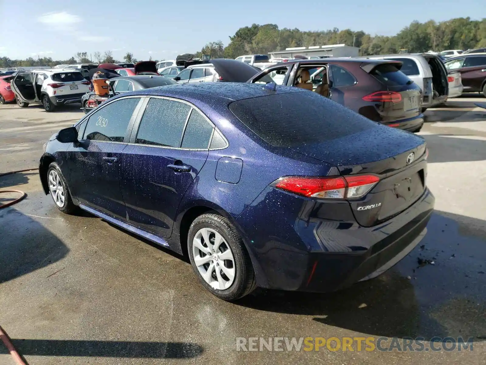 3 Photograph of a damaged car JTDEPMAE2MJ137427 TOYOTA COROLLA 2021