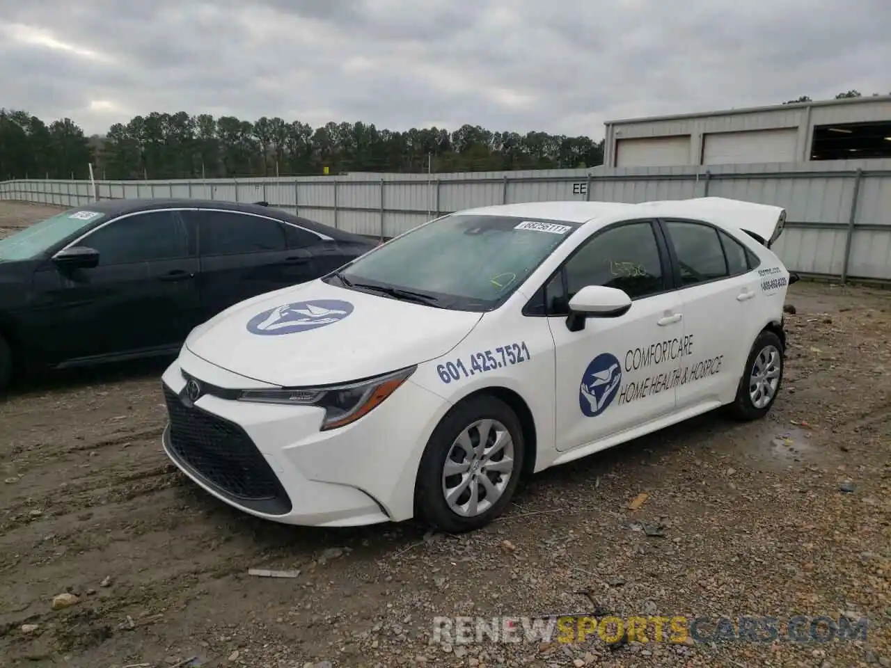 2 Photograph of a damaged car JTDEPMAE2MJ137752 TOYOTA COROLLA 2021