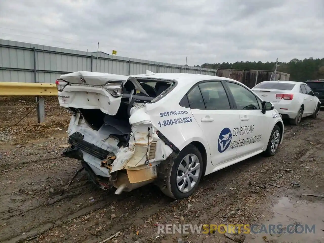 4 Photograph of a damaged car JTDEPMAE2MJ137752 TOYOTA COROLLA 2021