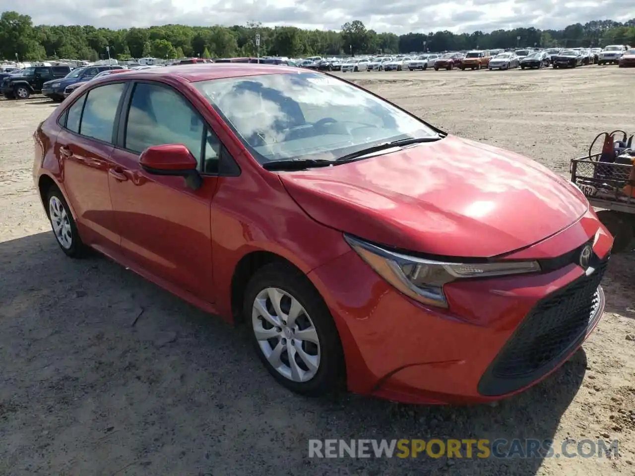 1 Photograph of a damaged car JTDEPMAE2MJ137864 TOYOTA COROLLA 2021