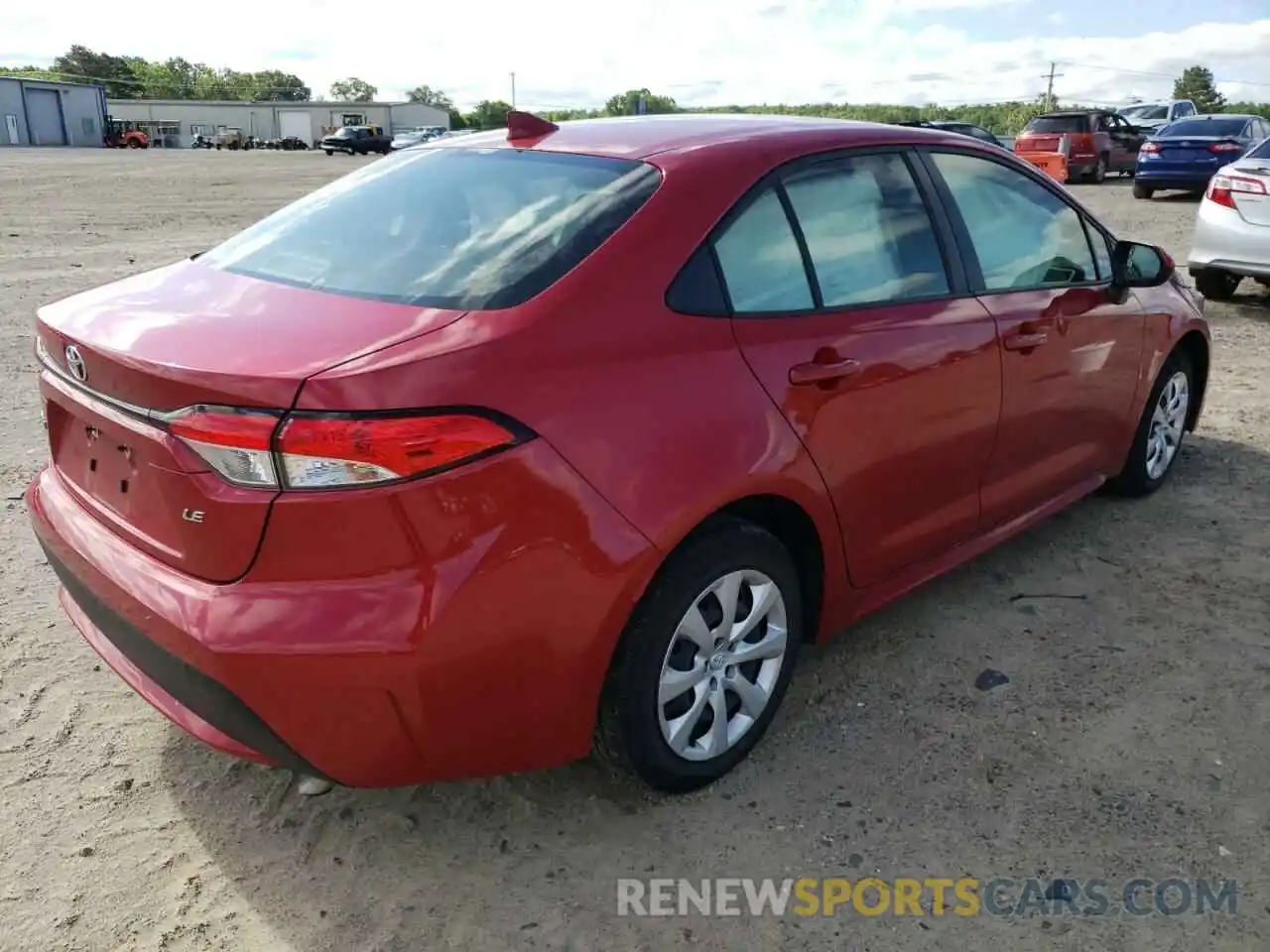 4 Photograph of a damaged car JTDEPMAE2MJ137864 TOYOTA COROLLA 2021