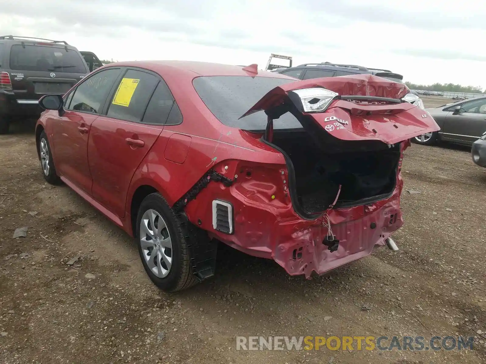 3 Photograph of a damaged car JTDEPMAE2MJ138755 TOYOTA COROLLA 2021