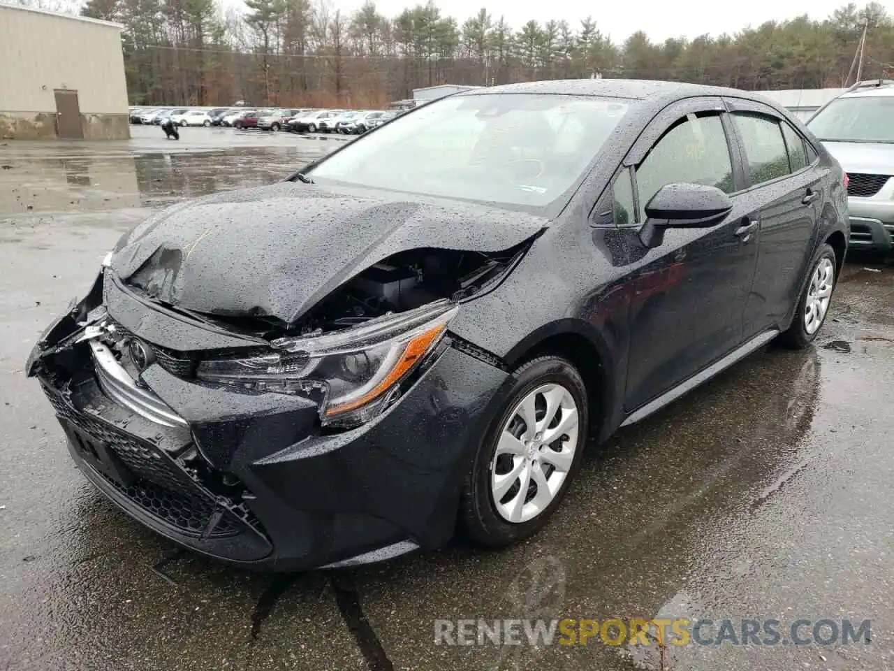 2 Photograph of a damaged car JTDEPMAE2MJ139288 TOYOTA COROLLA 2021