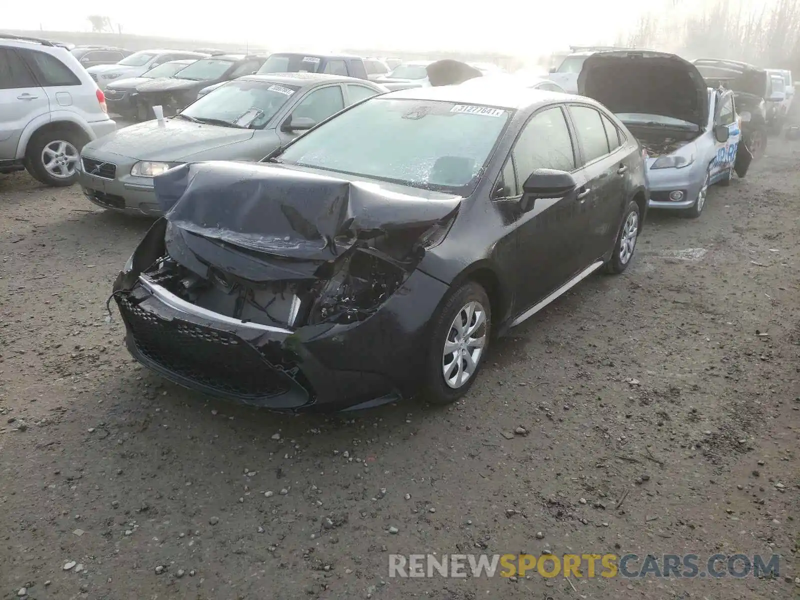 2 Photograph of a damaged car JTDEPMAE2MJ139498 TOYOTA COROLLA 2021