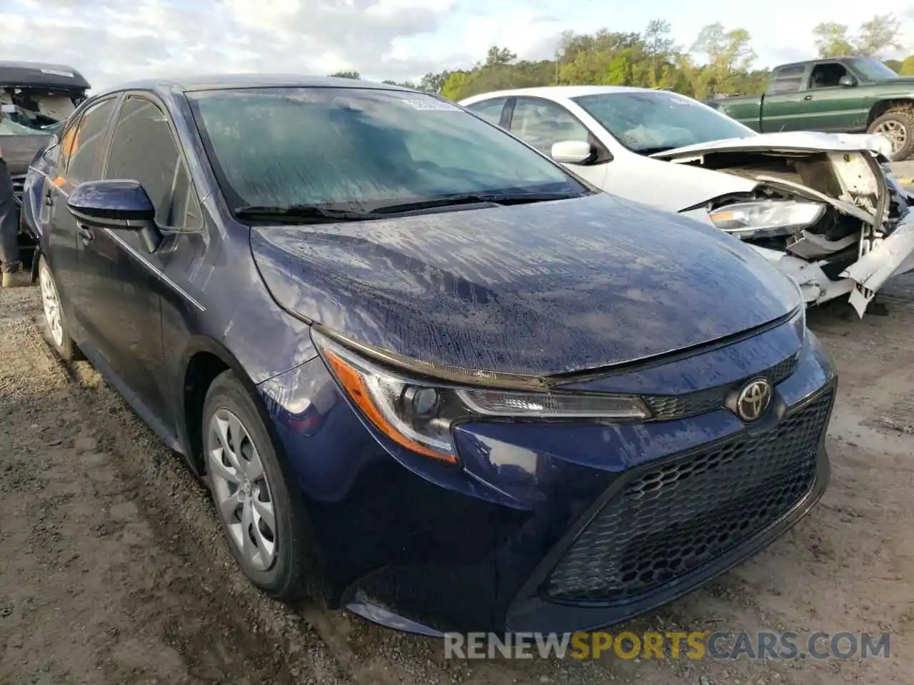 1 Photograph of a damaged car JTDEPMAE2MJ139775 TOYOTA COROLLA 2021