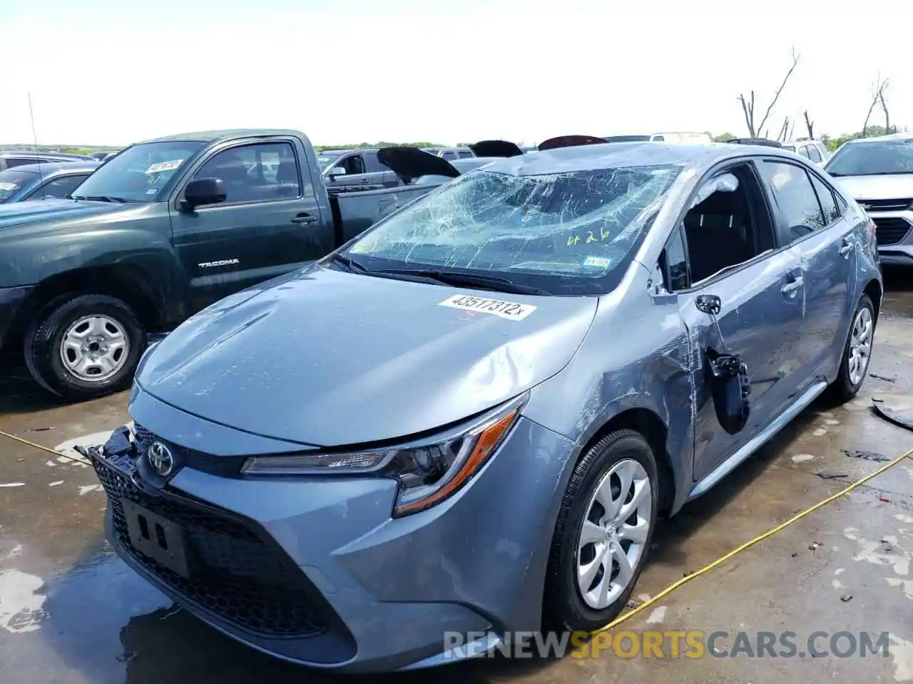 2 Photograph of a damaged car JTDEPMAE2MJ139873 TOYOTA COROLLA 2021