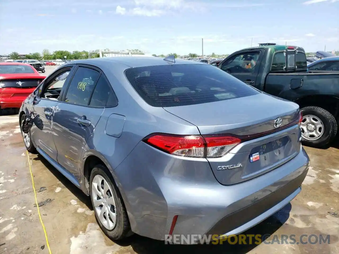 3 Photograph of a damaged car JTDEPMAE2MJ139873 TOYOTA COROLLA 2021