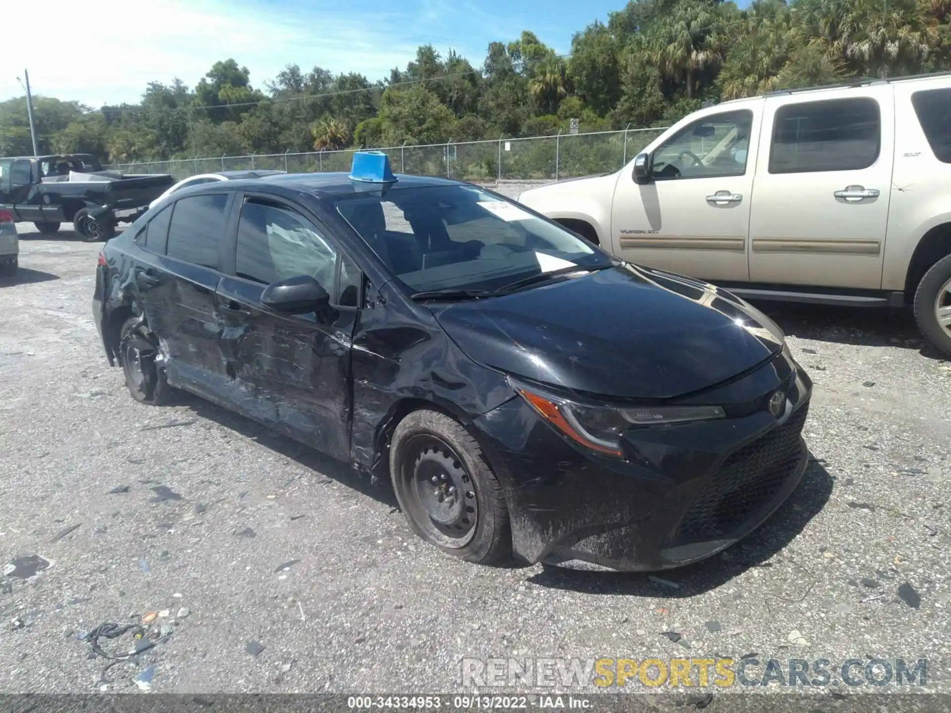 1 Photograph of a damaged car JTDEPMAE2MJ140036 TOYOTA COROLLA 2021